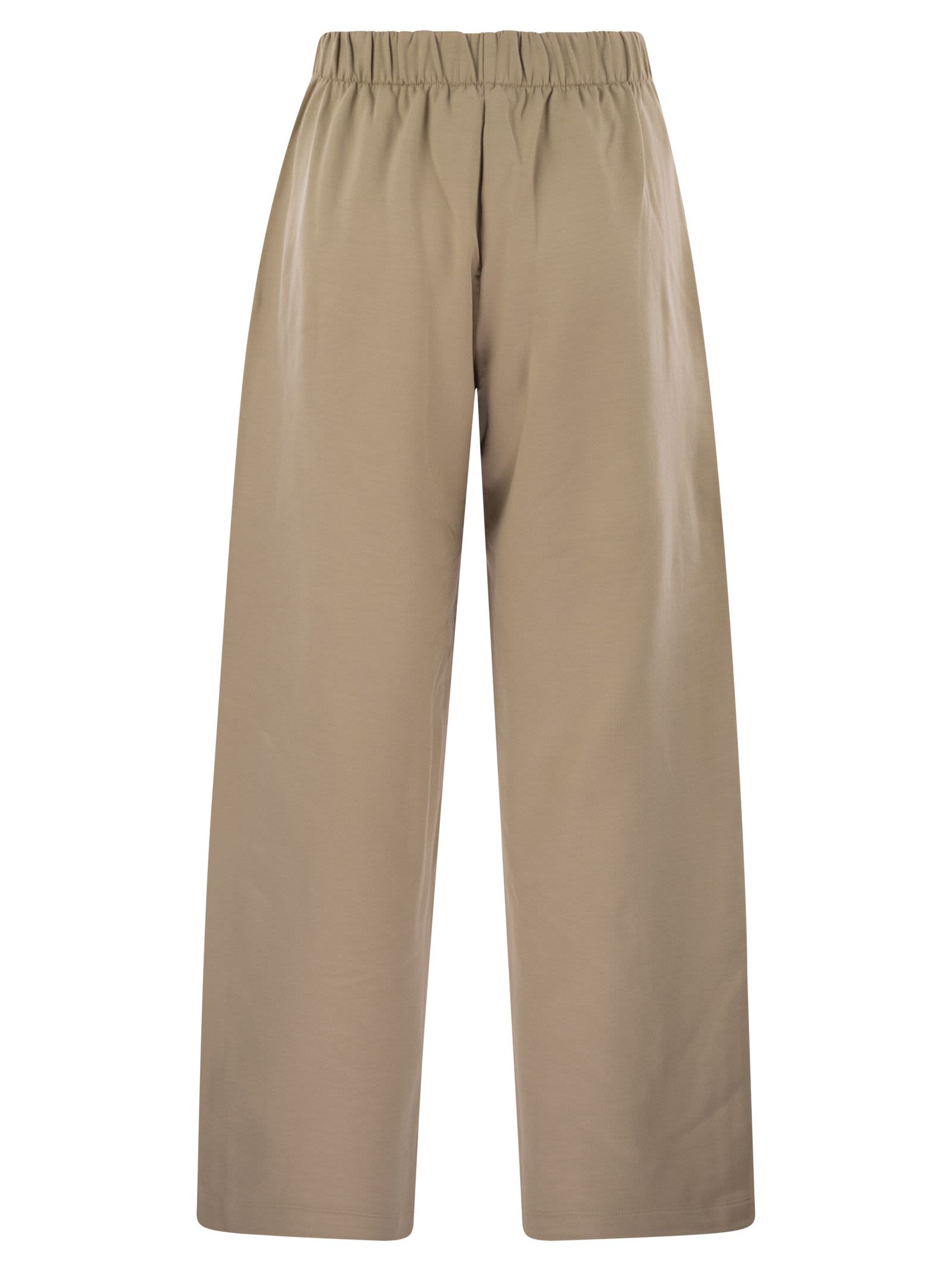Max Mara Women Filovia - Silk And Cotton Fleece Trousers