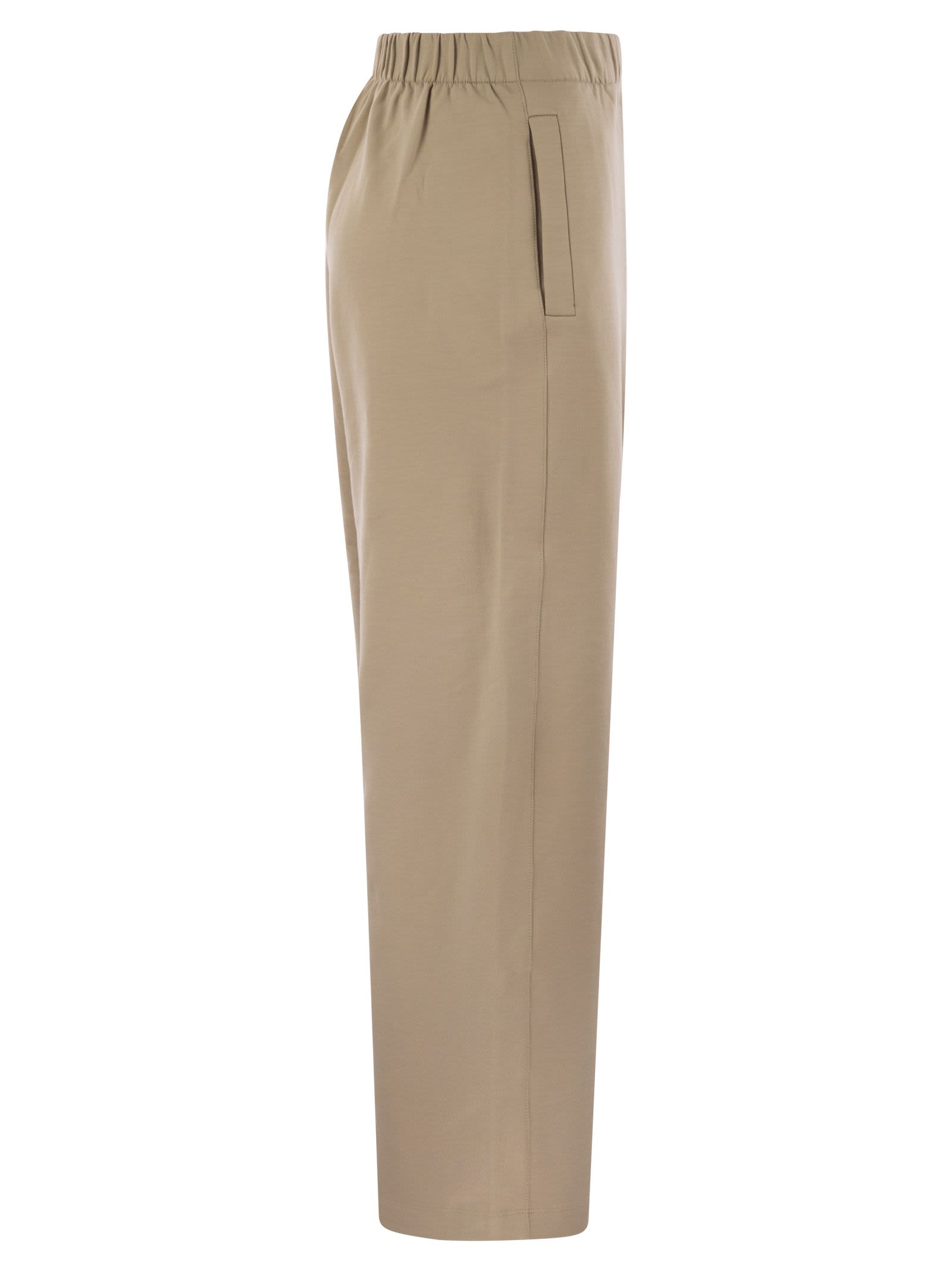 Max Mara Women Filovia - Silk And Cotton Fleece Trousers