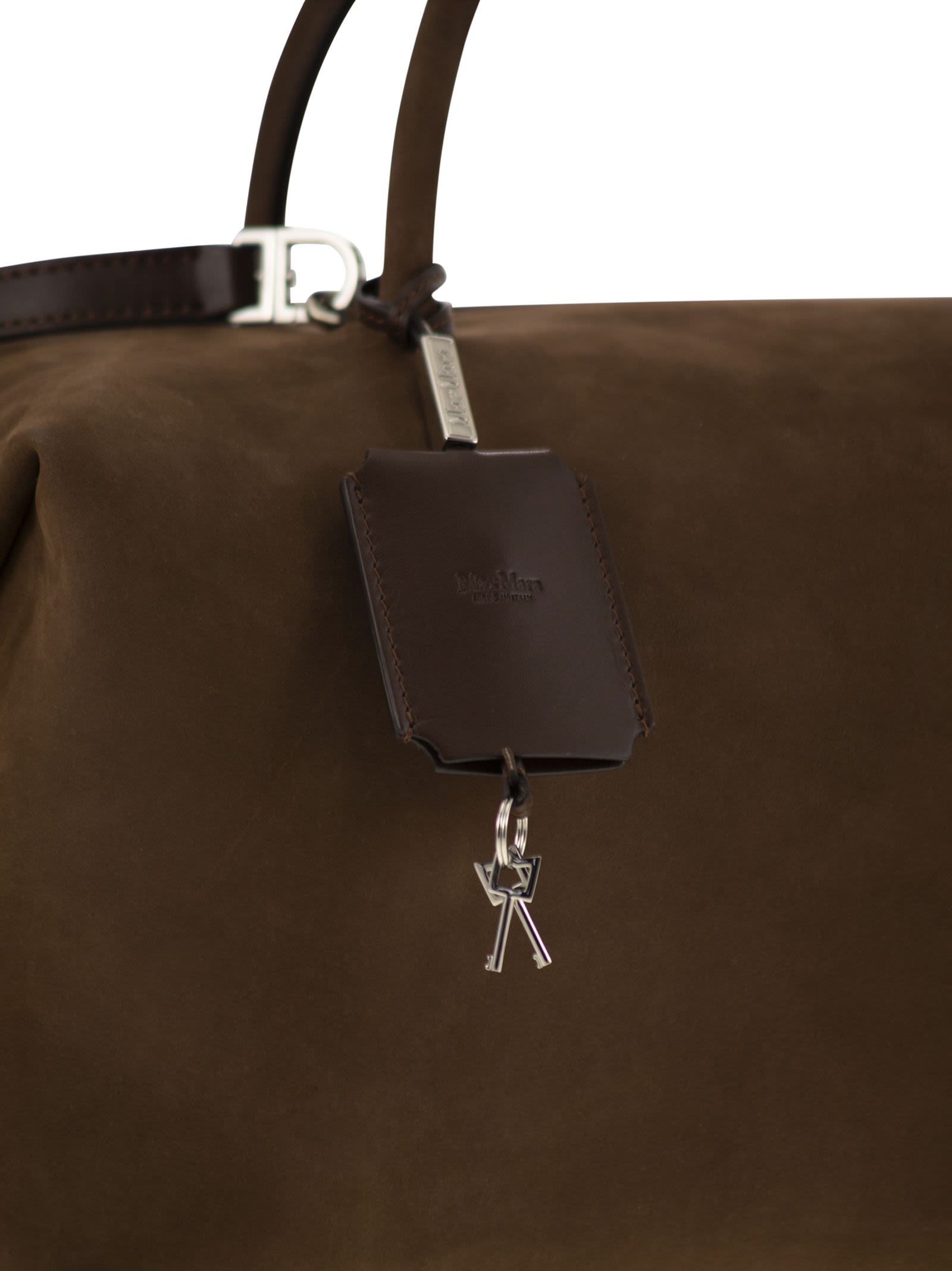 Max Mara Women Holdalllsuede - Large Nubuck Leather Satchel