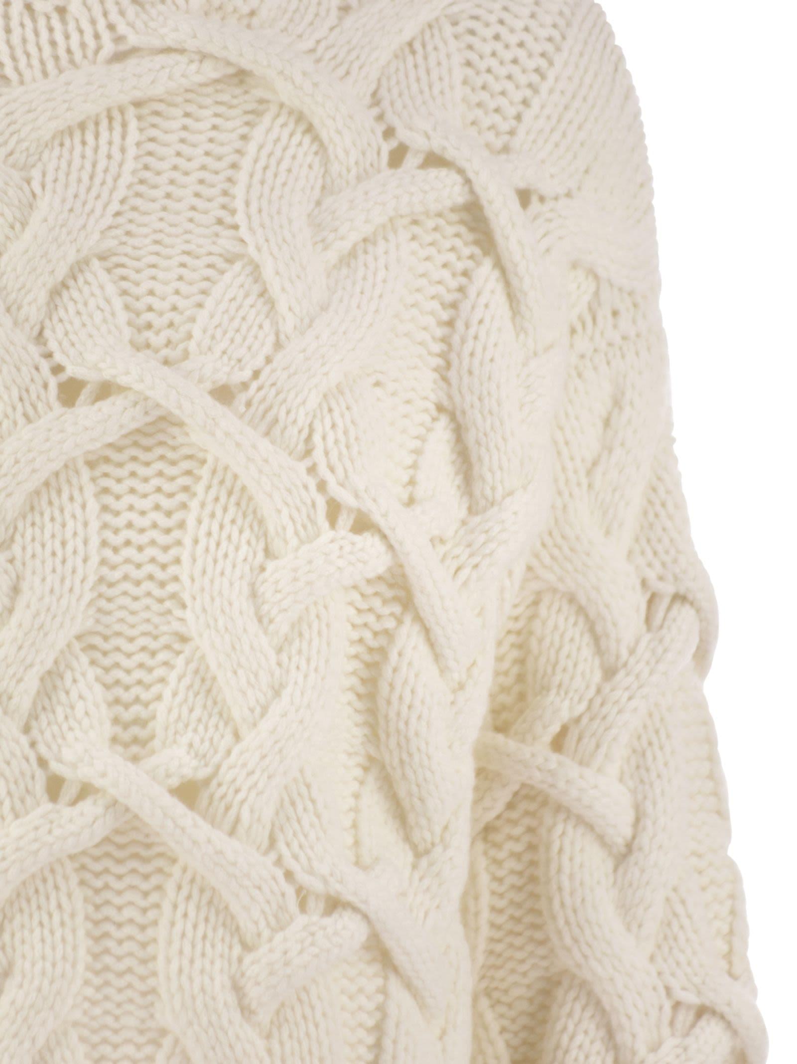 Brunello Cucinelli Women Braided High-Necked Cashmere Sweater