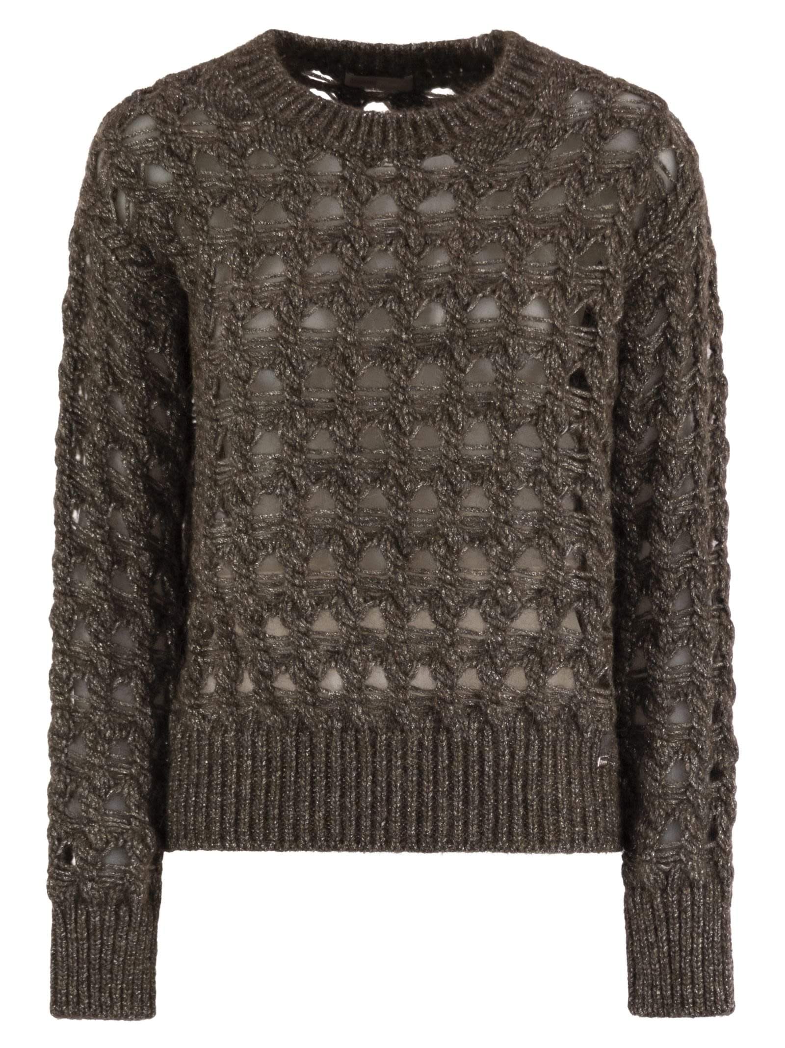 Herno Women Resort Jumper In Alpaca And Wool