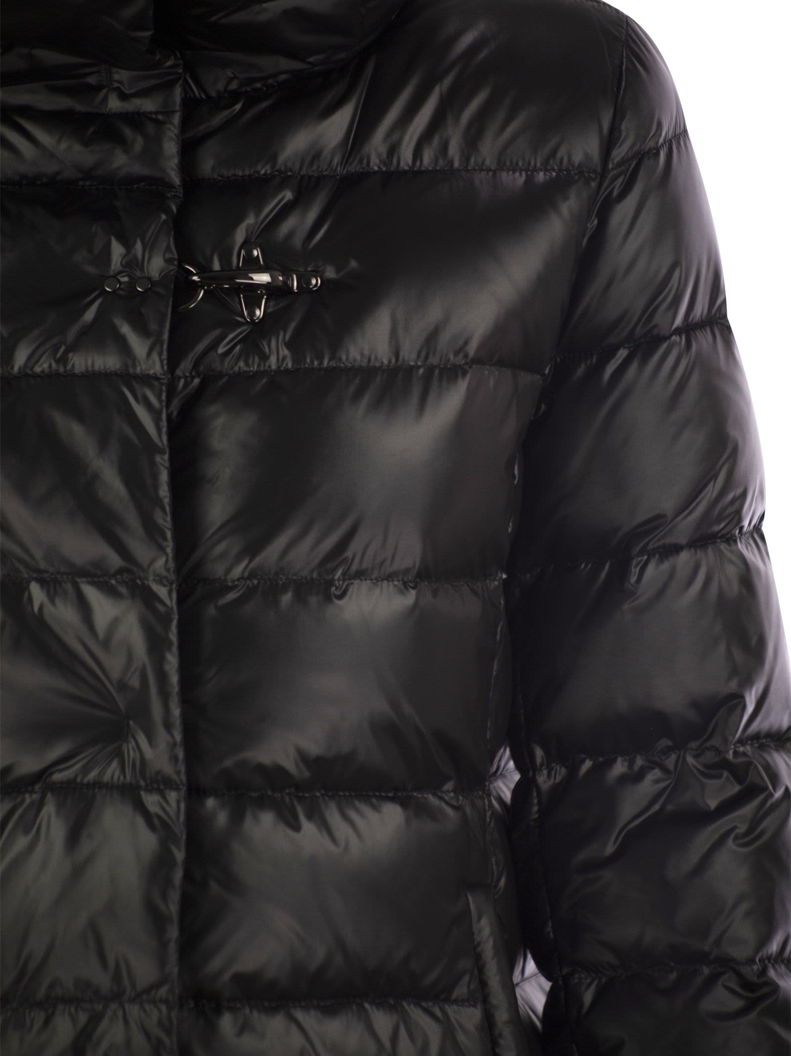 Fay Women Long Down Jacket With Hook