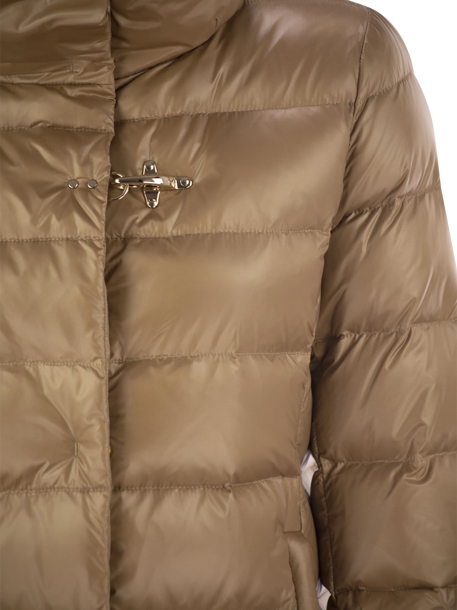 Fay Women Long Down Jacket With Hook