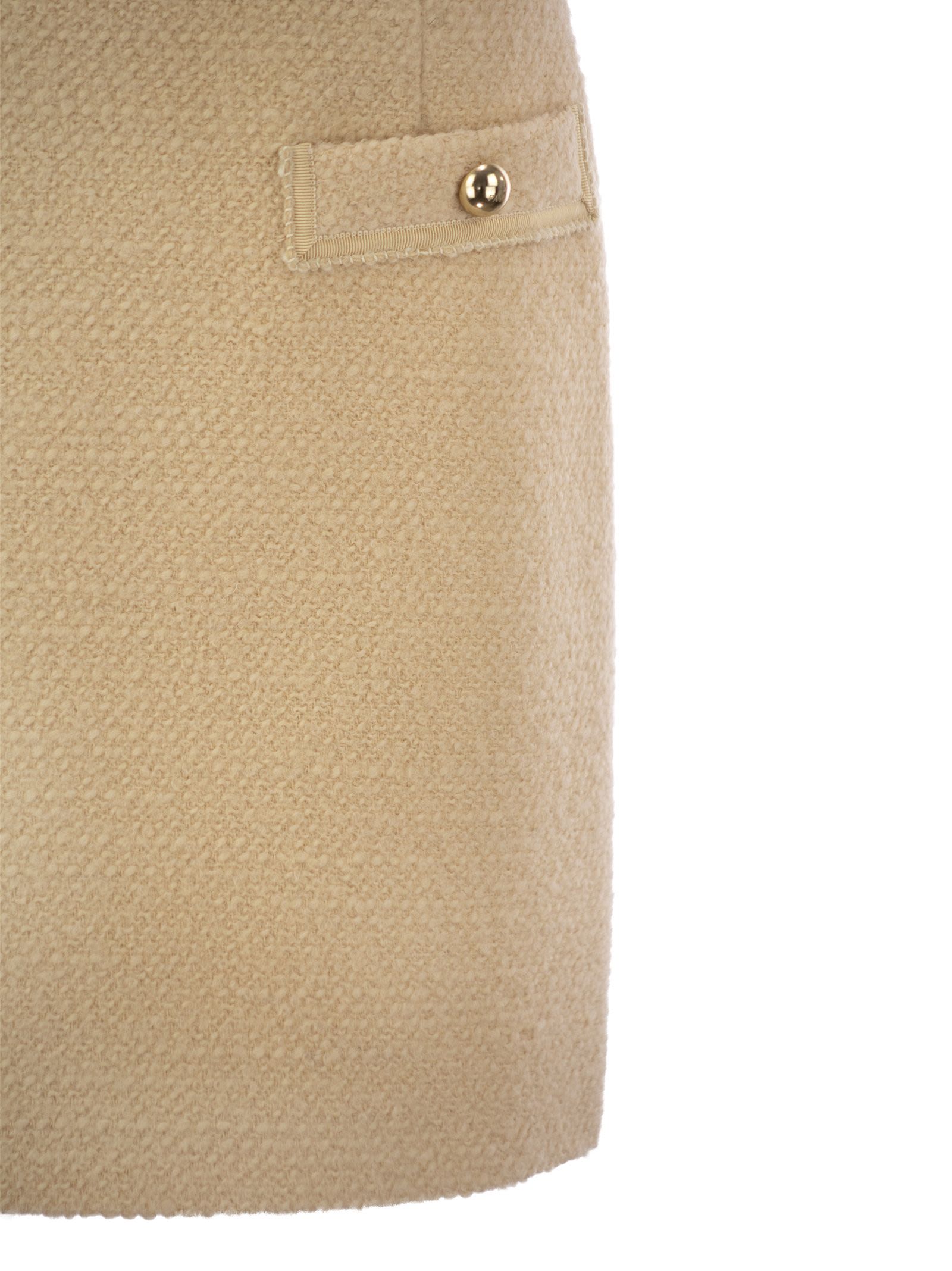 Fay Women Wool Short Skirt