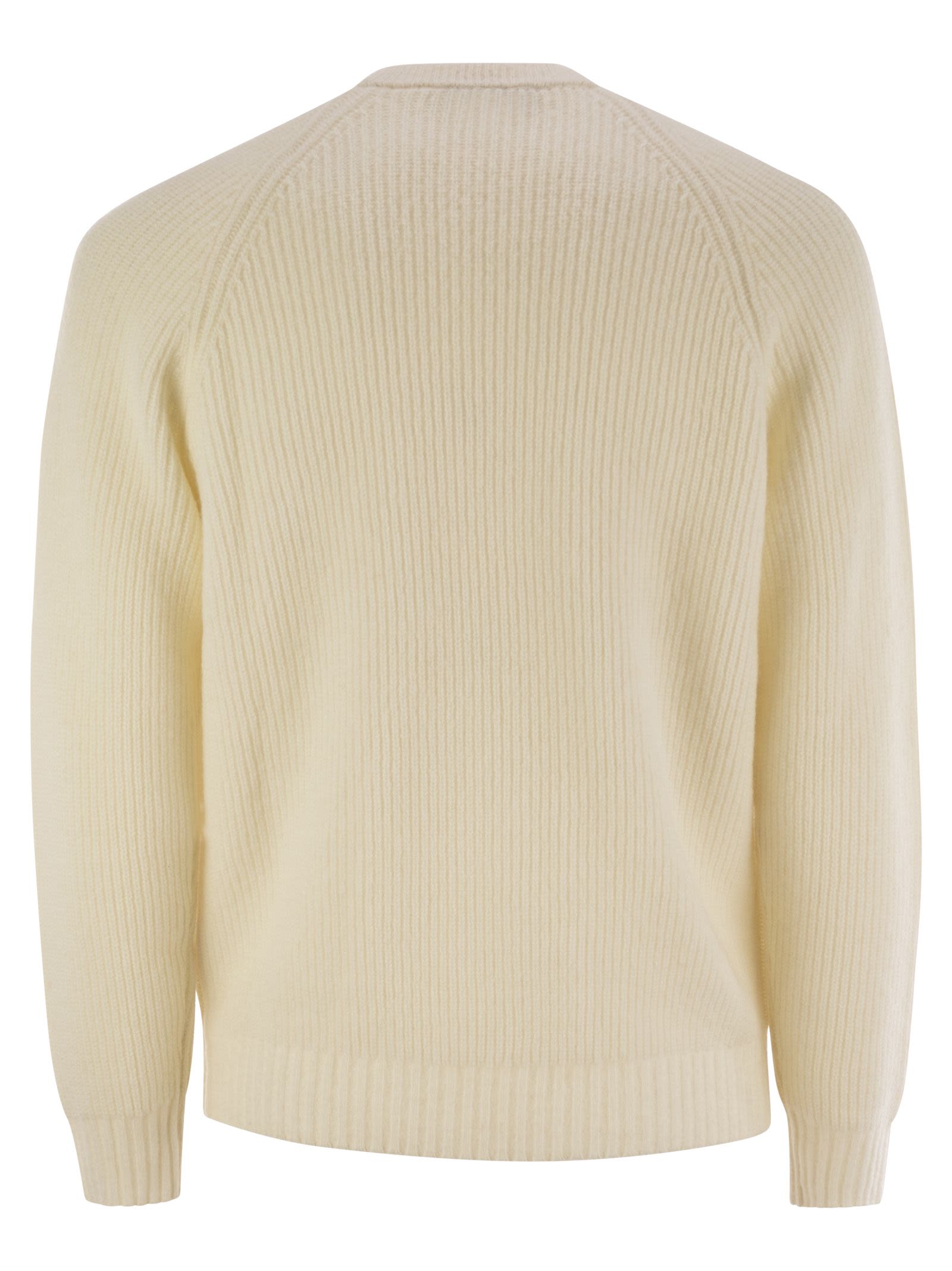 Peserico Men Crew-Neck Rib Sweater