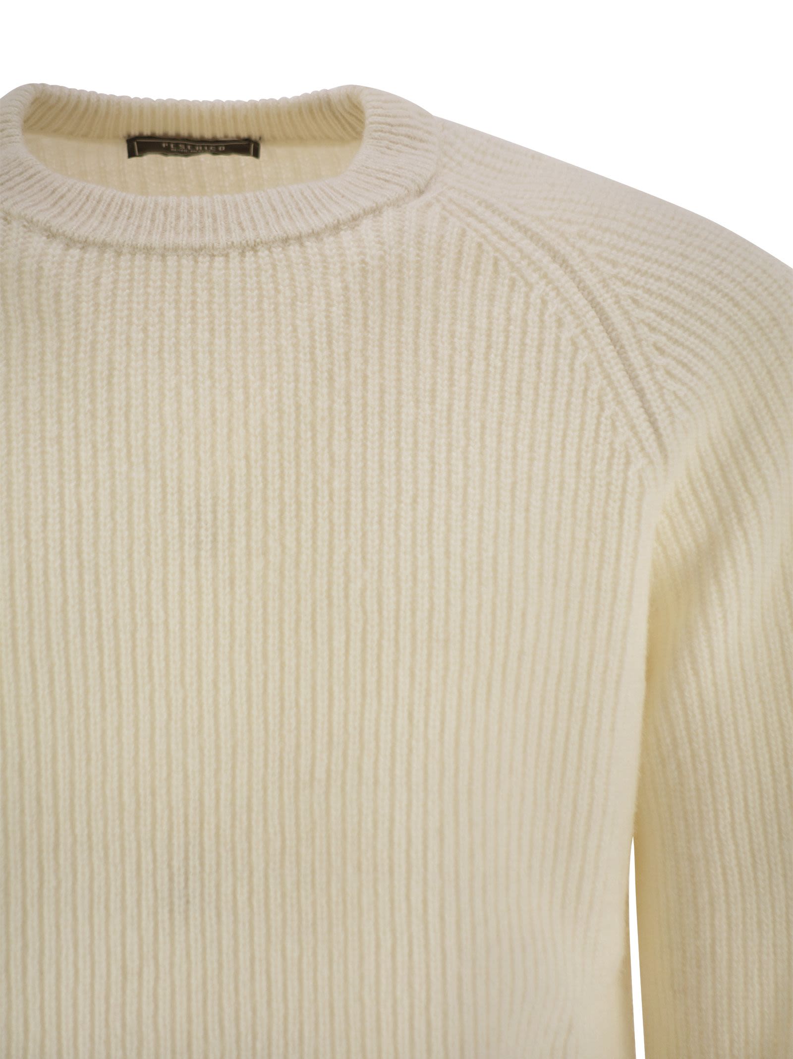 Peserico Men Crew-Neck Rib Sweater