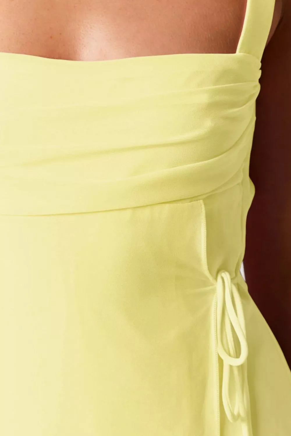 Square Neck Sleeveless Mini Dress
