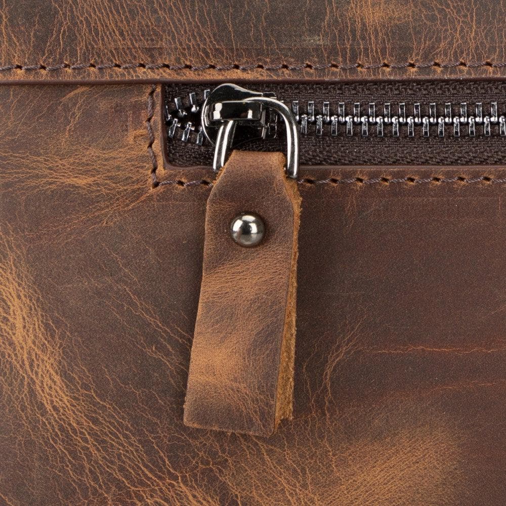 Apollo Leather Business Briefcase / Laptop Case 14"