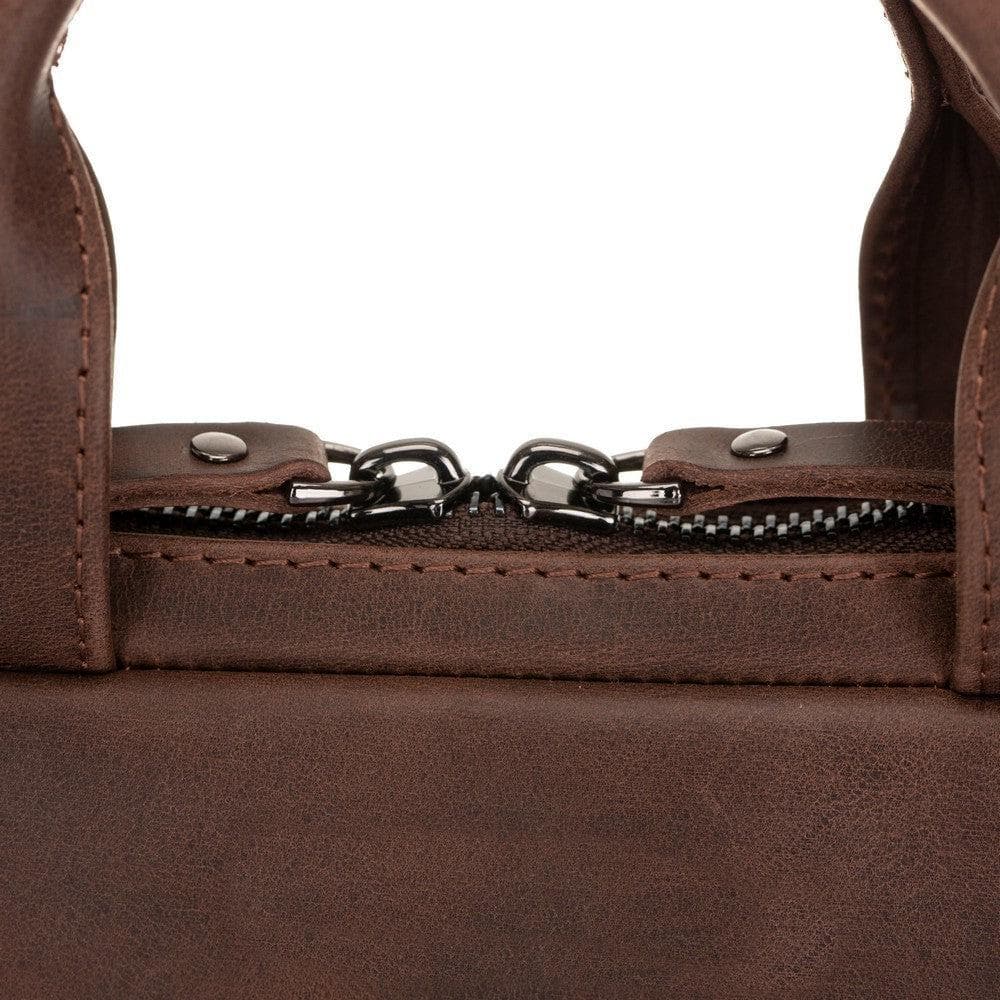 Apollo Leather Business Briefcase / Laptop Case 14"