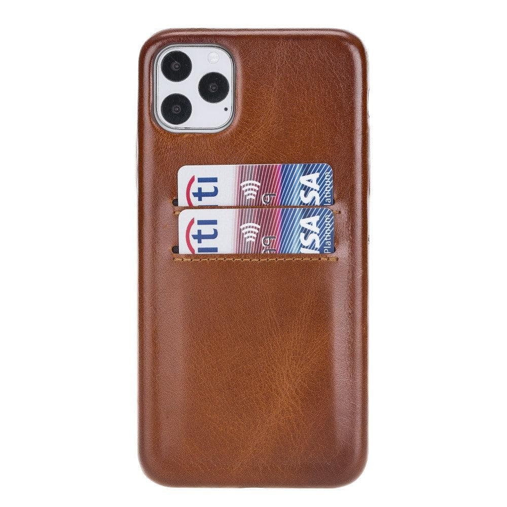 iPhone 11 Pro Max Genuine Leather Slim Case with Card Holder – Ultra Cover CCP