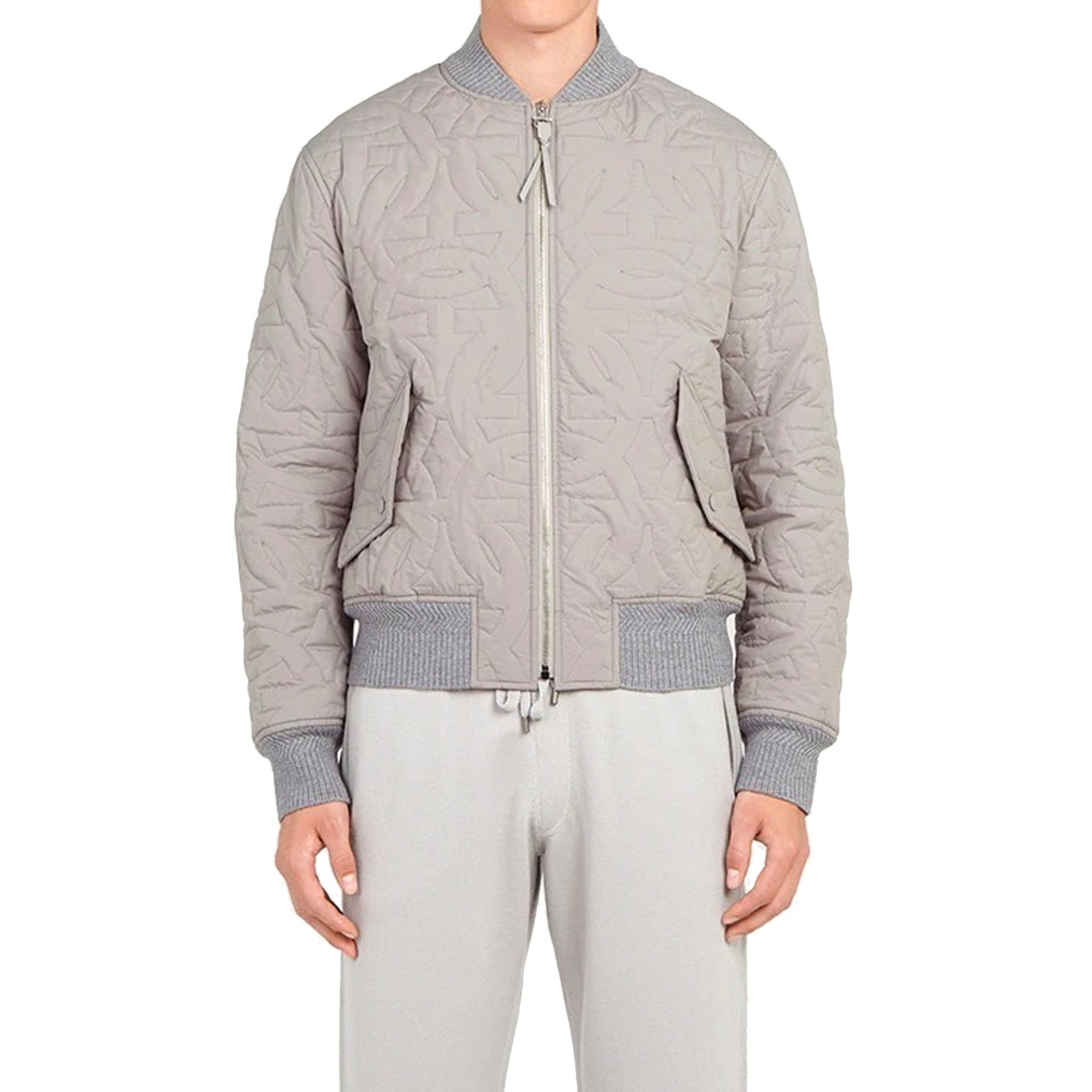 Salvatore Ferragamo Quilted Bomber Jacket Men