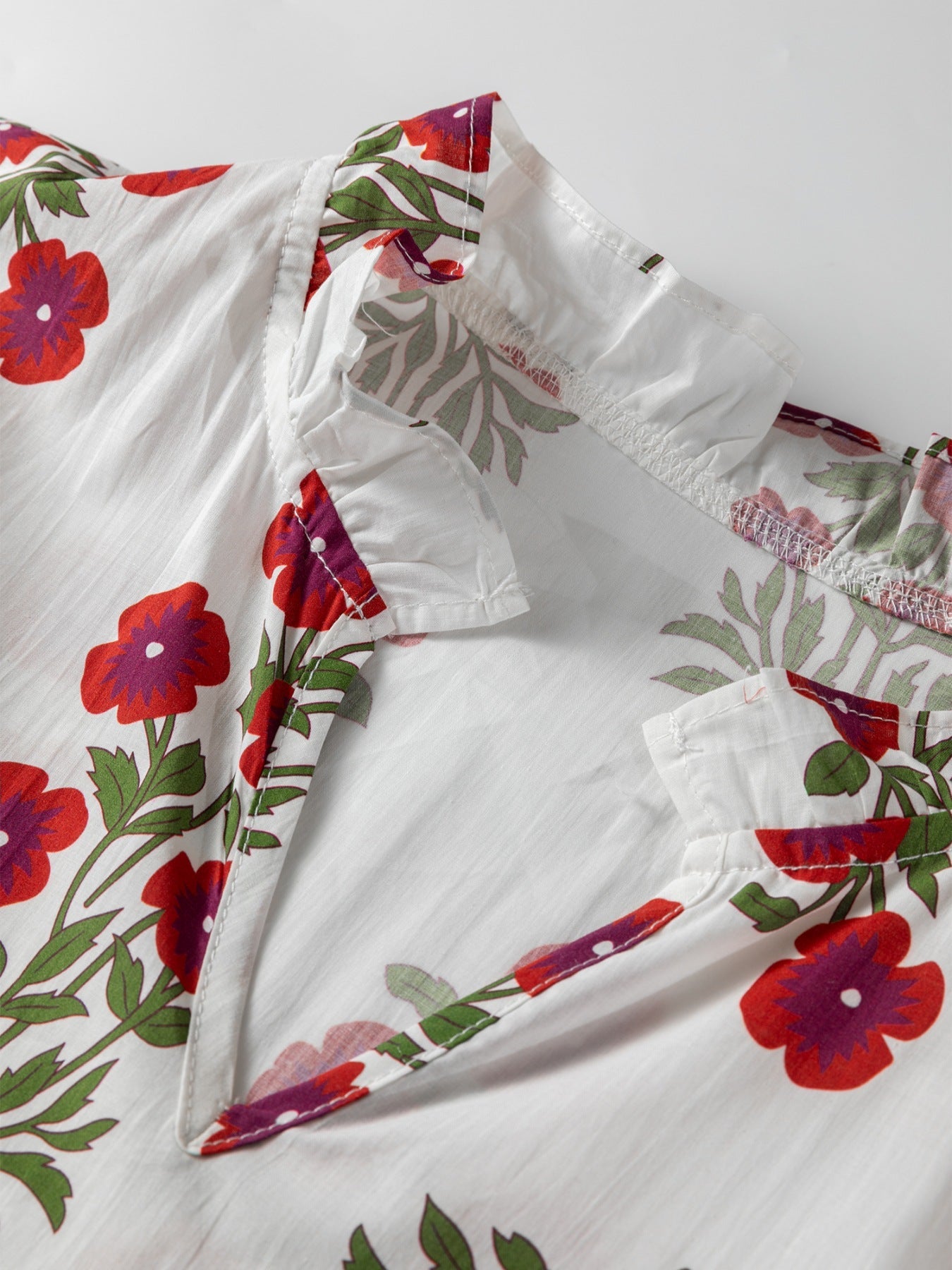 Floral Print Casual Mini Dress