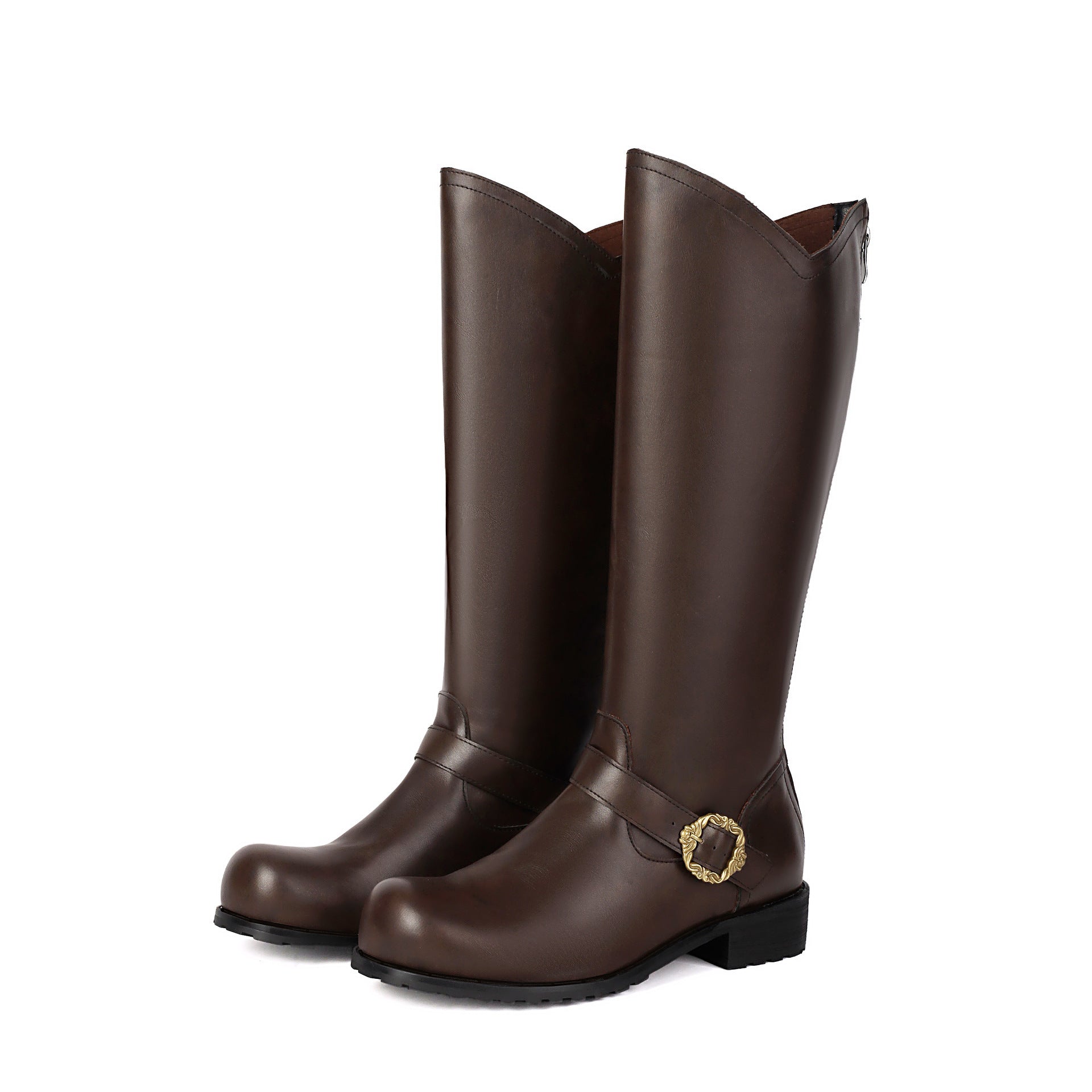Retro Stage-performance Mens Leather Boots