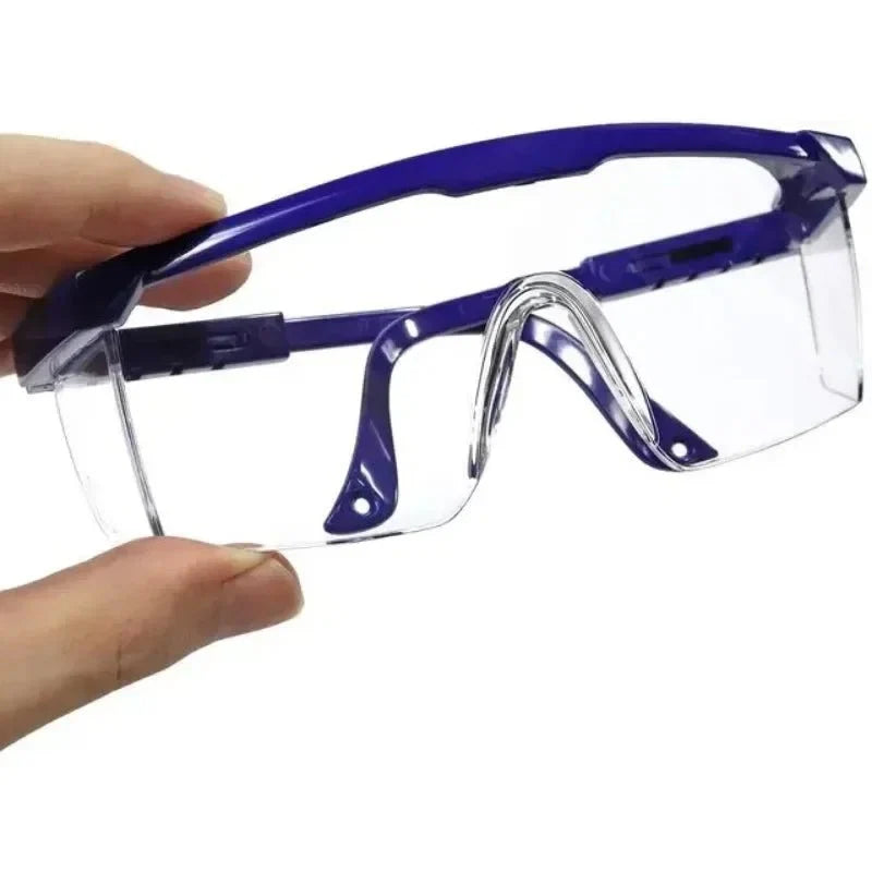 2Pcs Anti-Splash Work Safety Glasses Eye Protecting Lab Goggles Protective Industrial Wind Dust Proof Goggles Cycling Glasses
