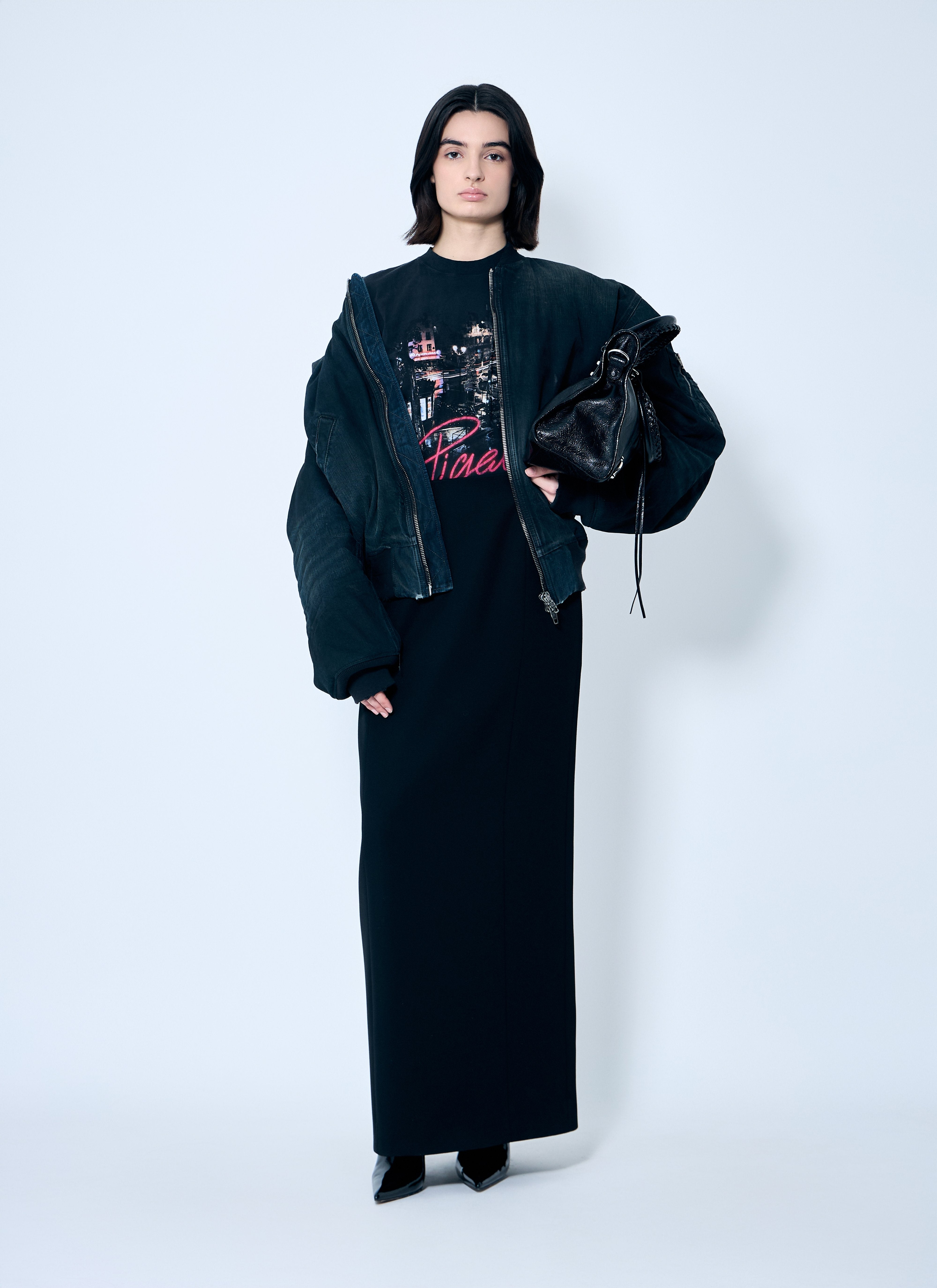 Balenciaga Women Hourglass Maxi Skirt