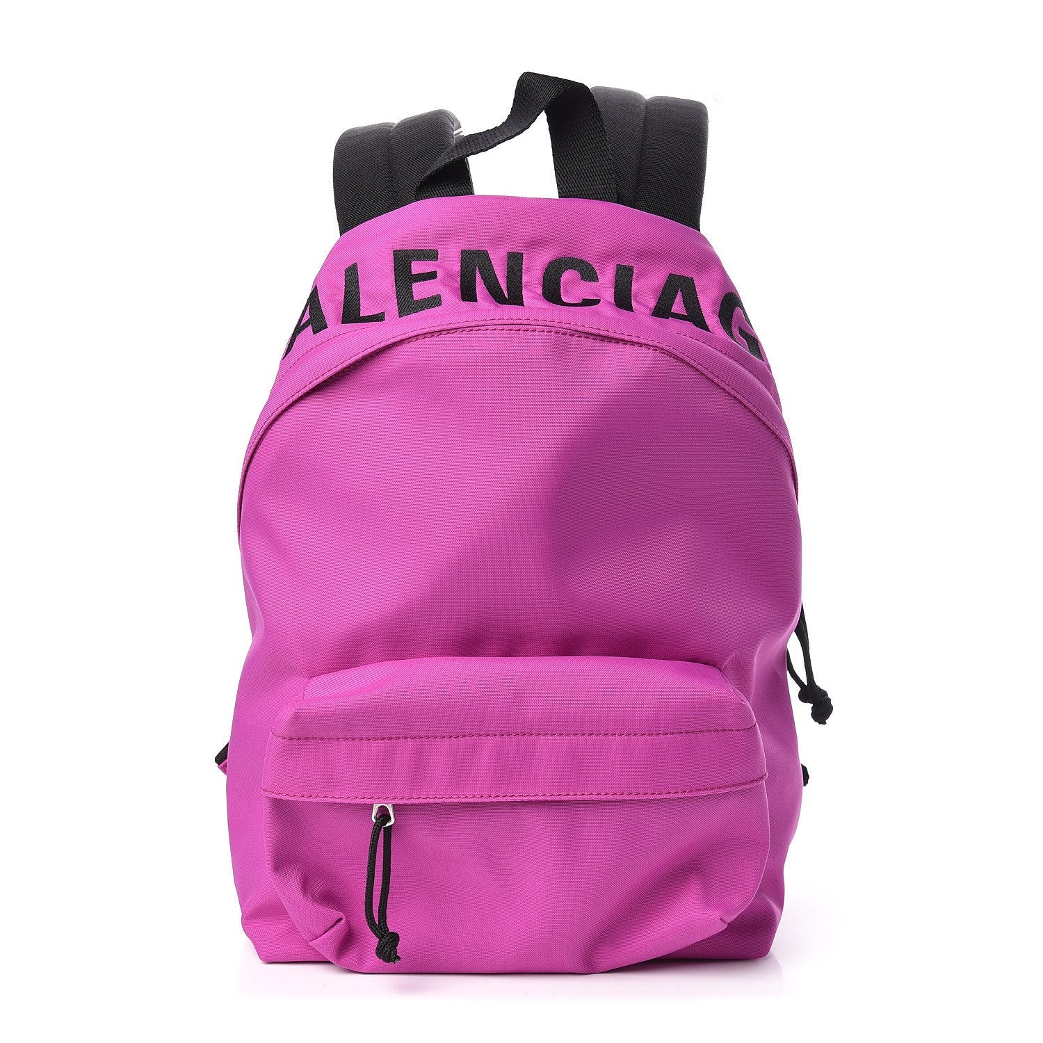 Balenciaga Wheel Sport Backpack Pink Fuchsia Nylon Logo