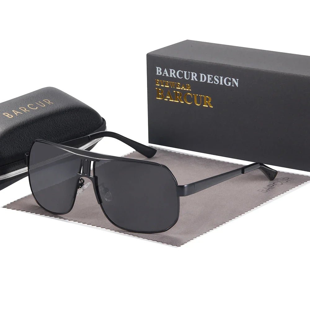 BARCUR Polarized Sports Sunglasses for Men Fashionable Fishing Driving Hiking and Outdoor Eyewear UV400 Protection Gradient Lenses - Overture Gifts