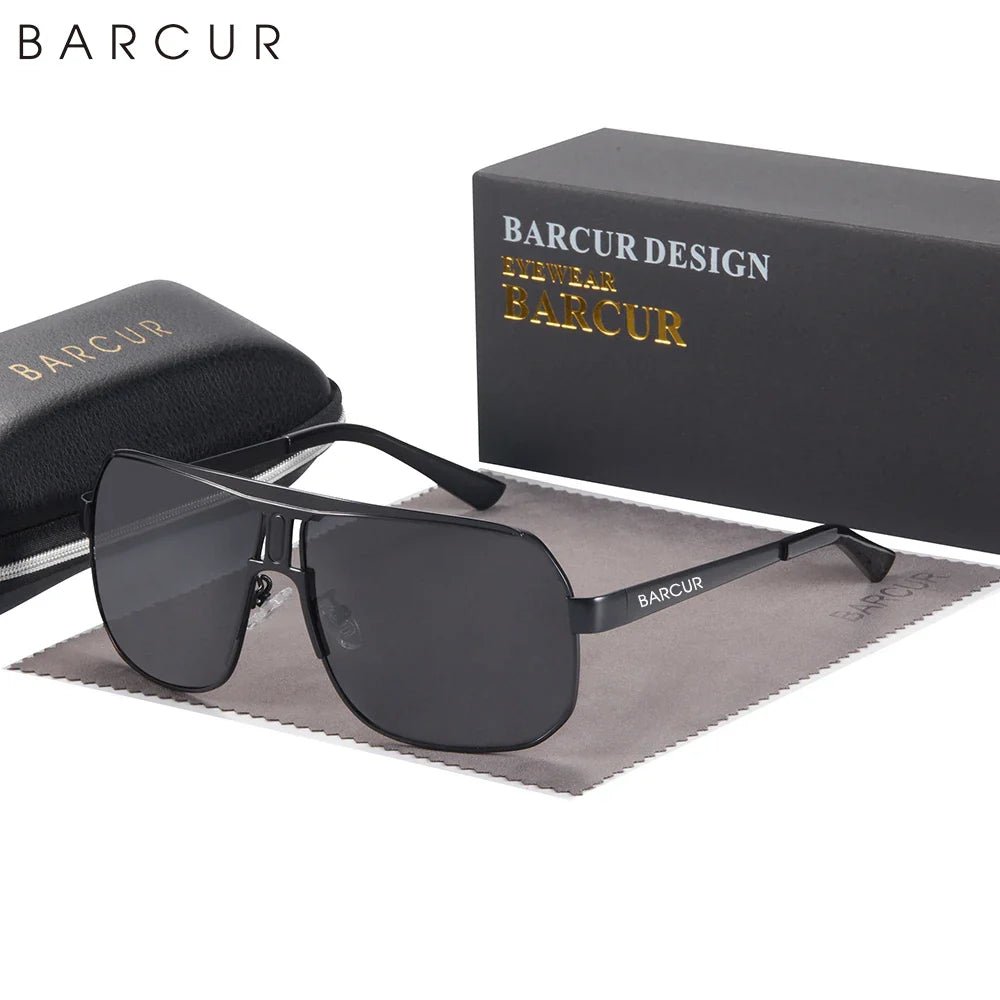 BARCUR Polarized Sports Sunglasses for Men Fashionable Fishing Driving Hiking and Outdoor Eyewear UV400 Protection Gradient Lenses - Overture Gifts