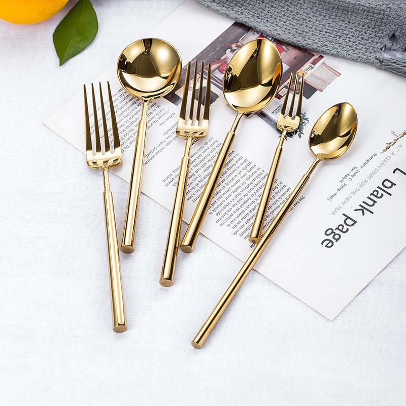 Barton Luxury Gold Cutlery Set | 3CARATS - Overture Gifts