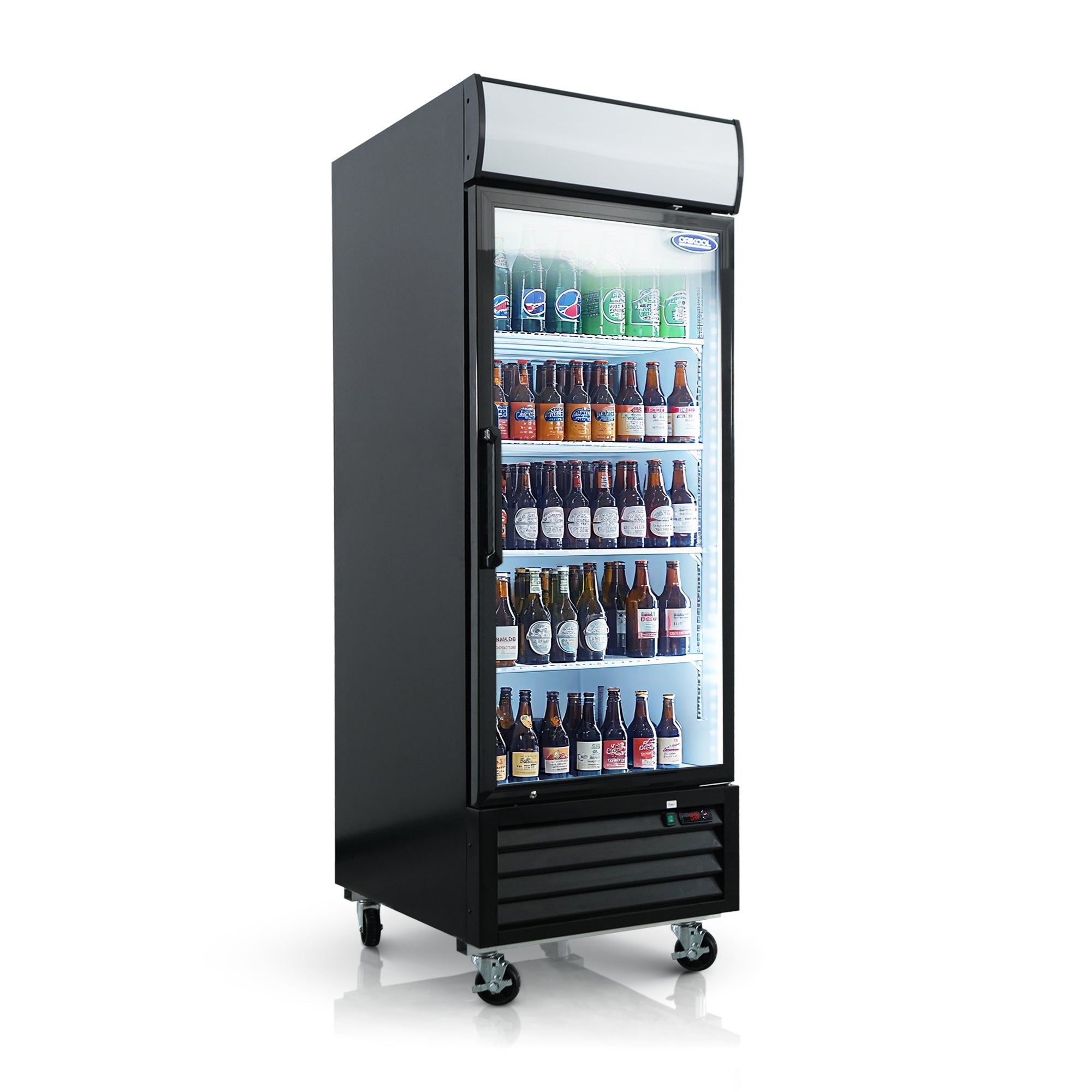 ORIKOOL Glass Door Merchandiser Refrigerator