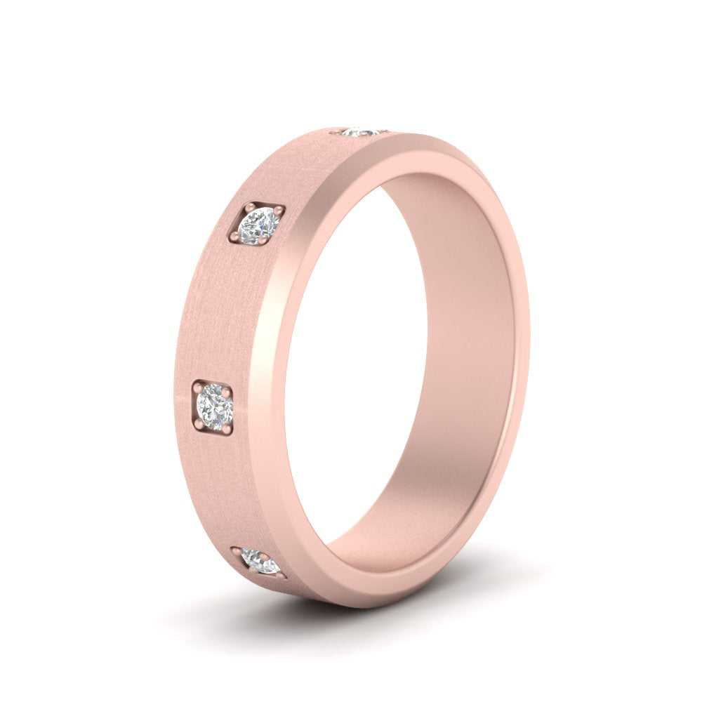 Beveled Mens Promise Ring