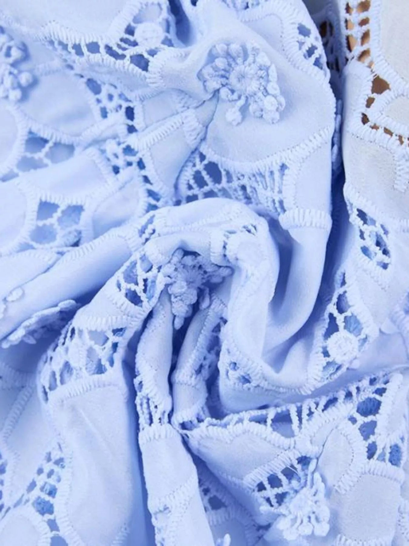 Floral Lace Short Sleeve Midi Dress