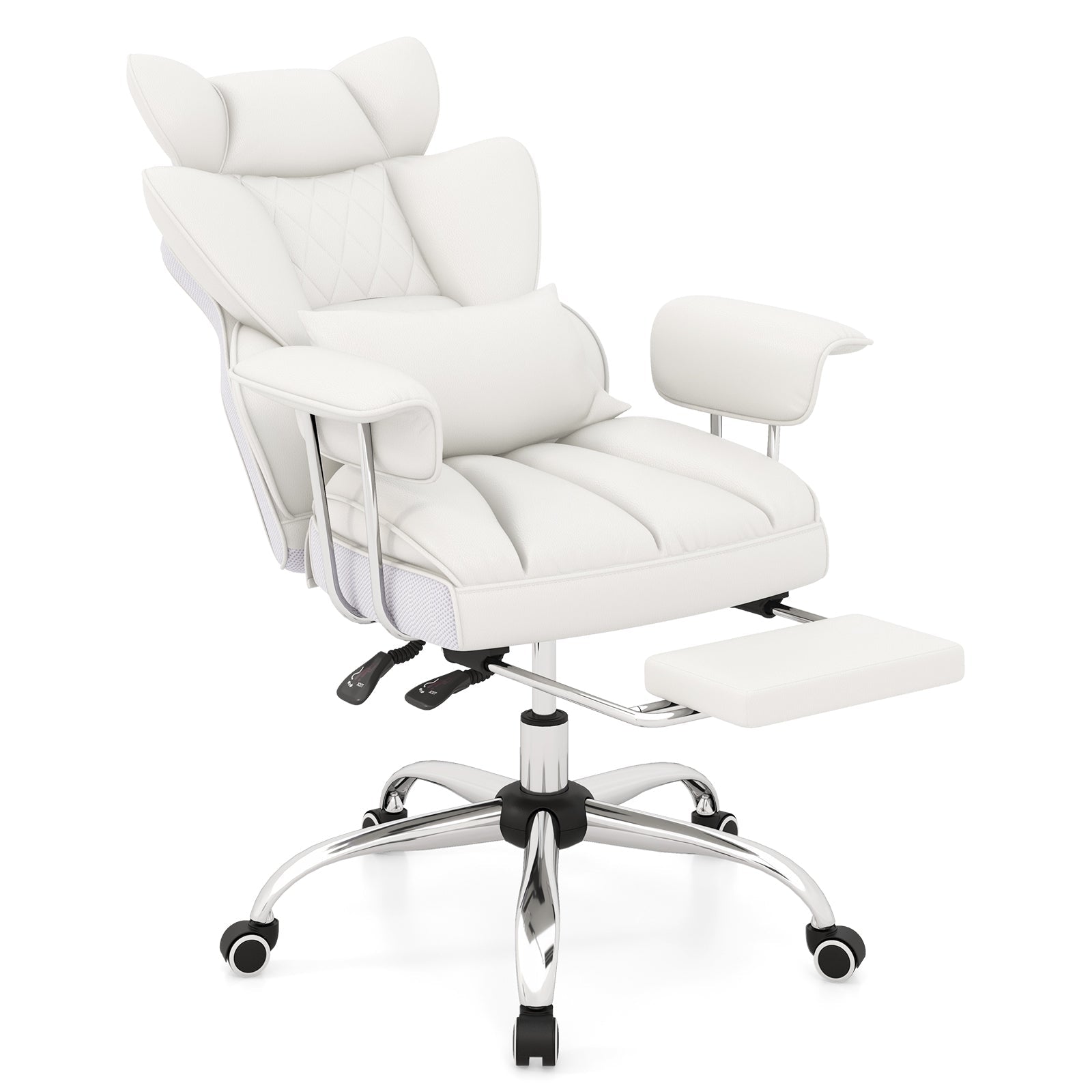 Big and Tall Executive Office Desk Chair with Footrest - Overture Gifts