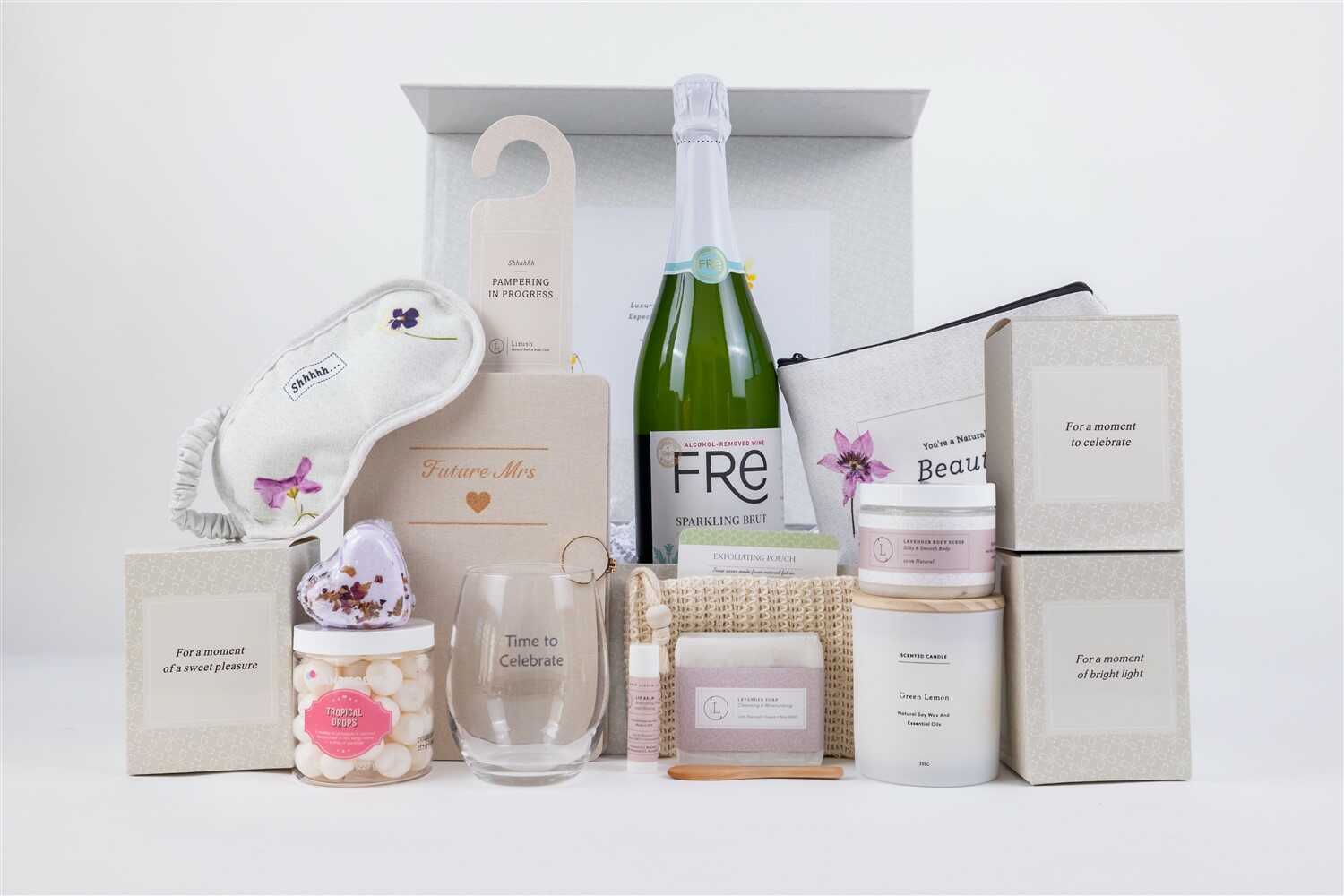 Luxury Bride-to-Be Spa Gift Box – Bridal Shower & Wedding Gift