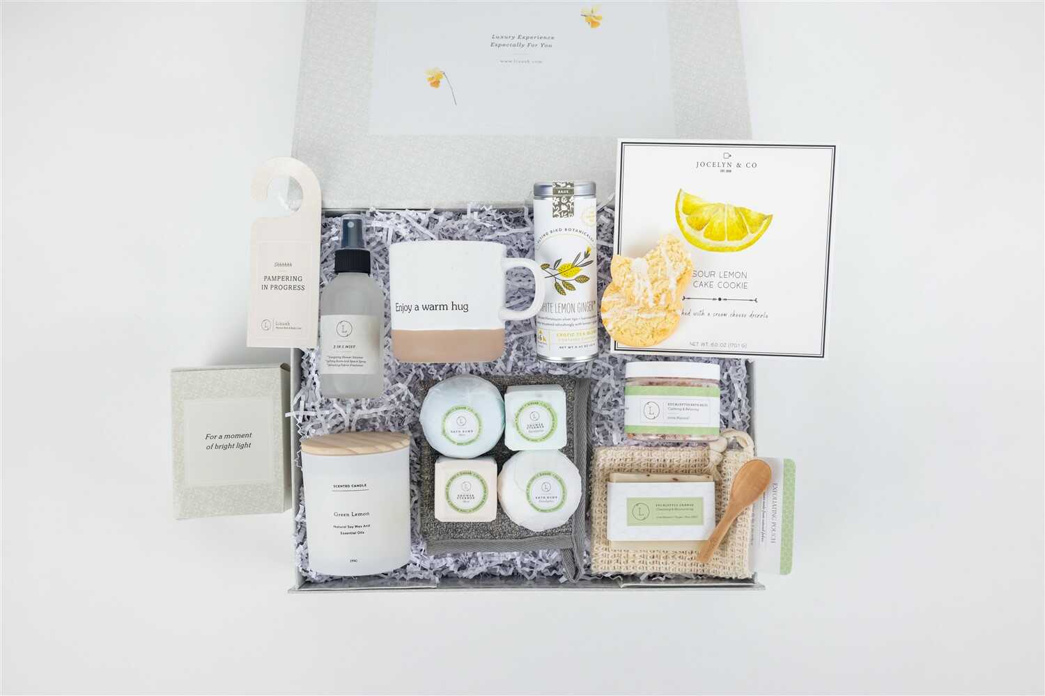 Get Well Gift Basket – Luxury Natural Spa Care Package