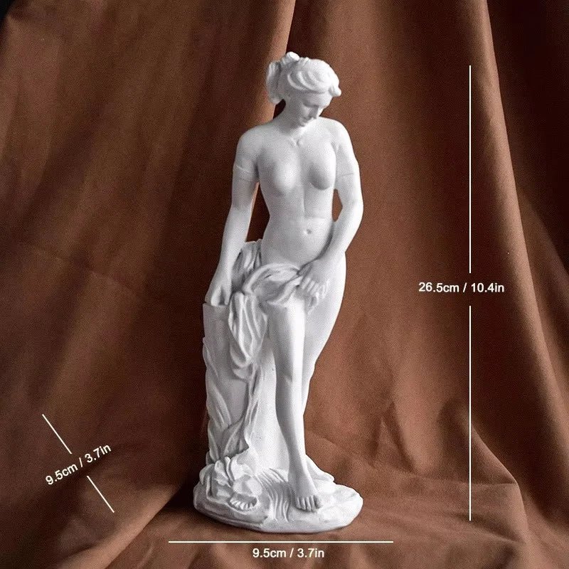 Birth of Venus Resin Statue Botticelli Inspired Greek Goddess Sculpture Roman Mythology Decor Classic Art Figure for Home Desk - Overture Gifts