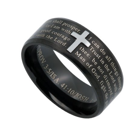 Black Logos Ring - Overture Gifts