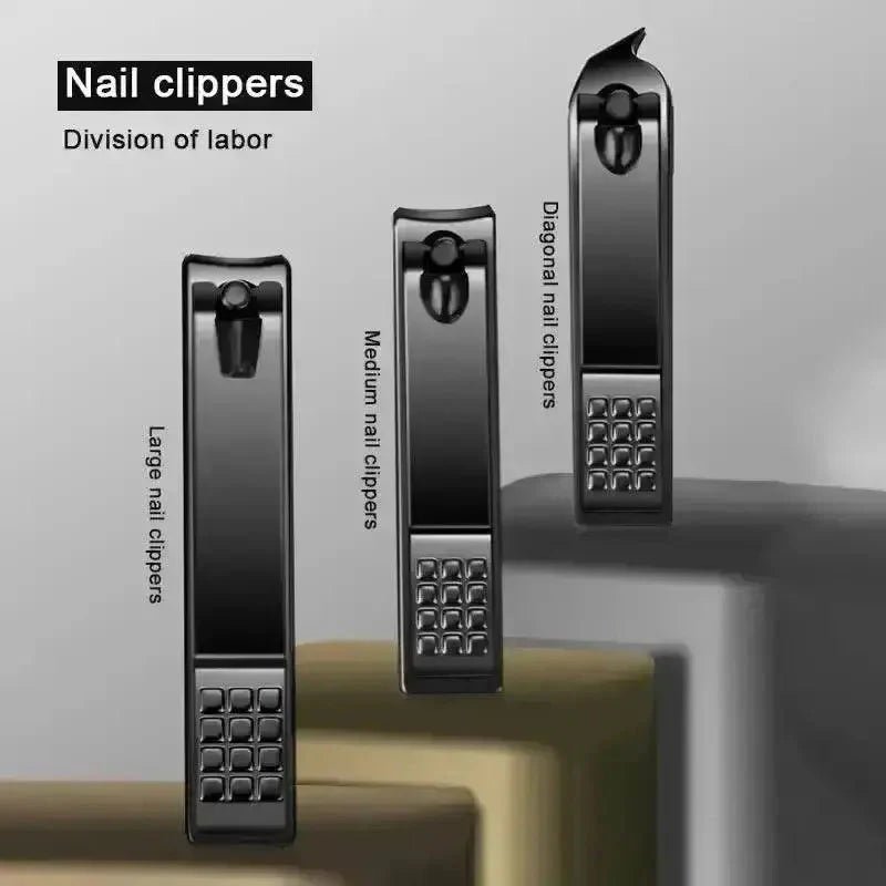 Black Manicure Nail Clipper Set Case - Overture Gifts