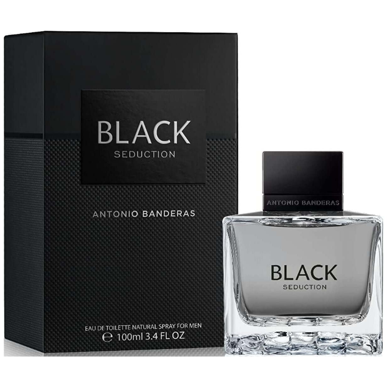 Black Seduction by Antonio Banderas for Men EDT Spray 3.4 oz