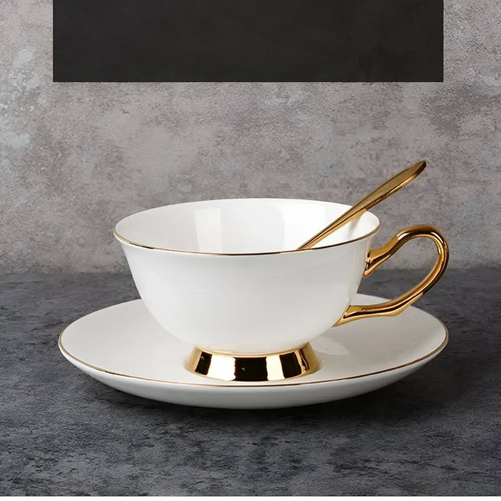 Bone China Coffee Cup and Saucer Afternoon Tea Set - Overture Gifts