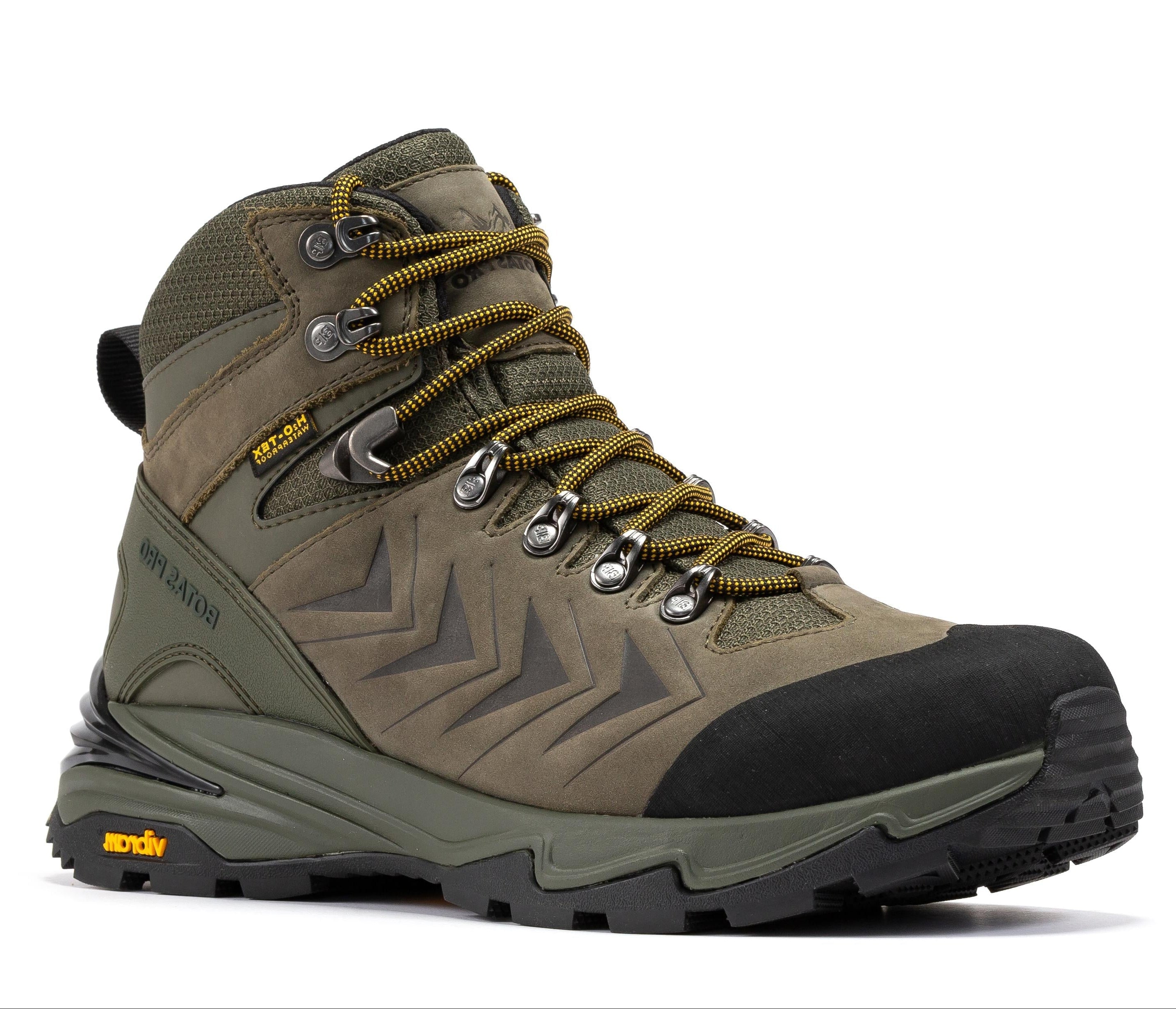 Botas Pro Olive 6 Inch Waterproof Hiking Boots with VIBRAM® Traction Lug Outsole  BP22123