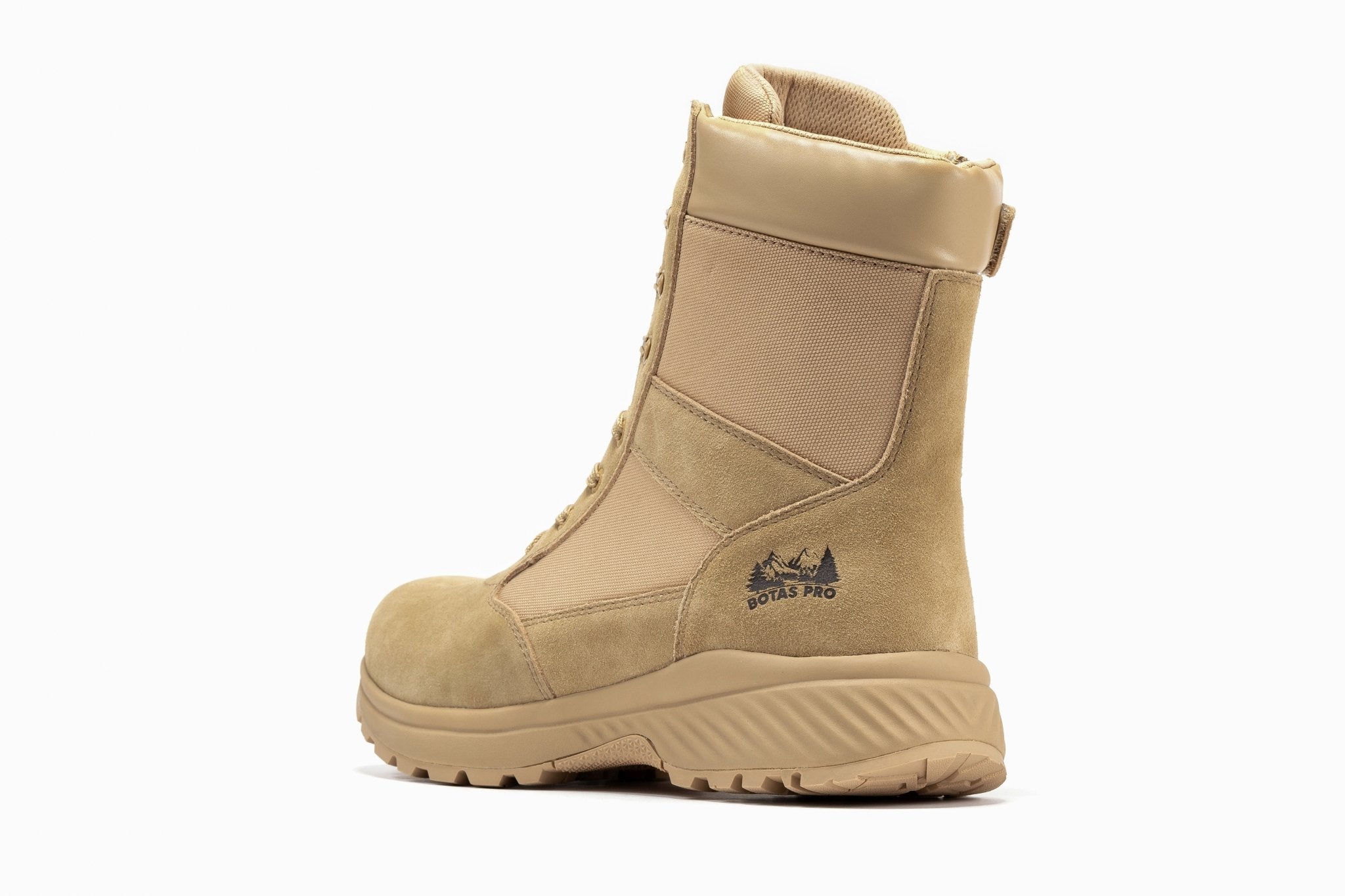 Botas Pro Sand Men's 8 inch Side Zipper Military Tactical Boots BP701 - Overture Gifts