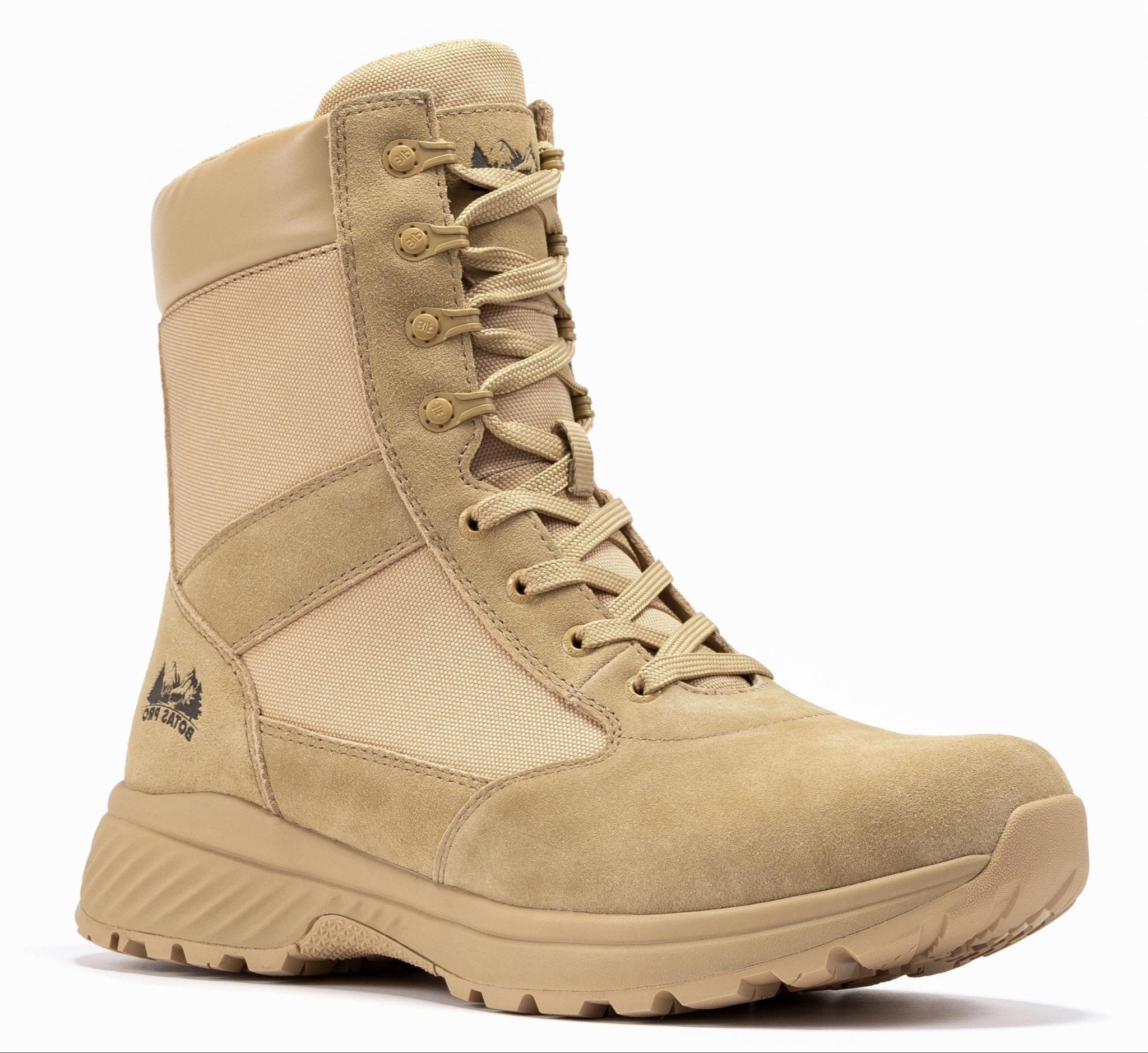 Botas Pro Sand Men's 8 inch Side Zipper Military Tactical Boots BP701 - Overture Gifts