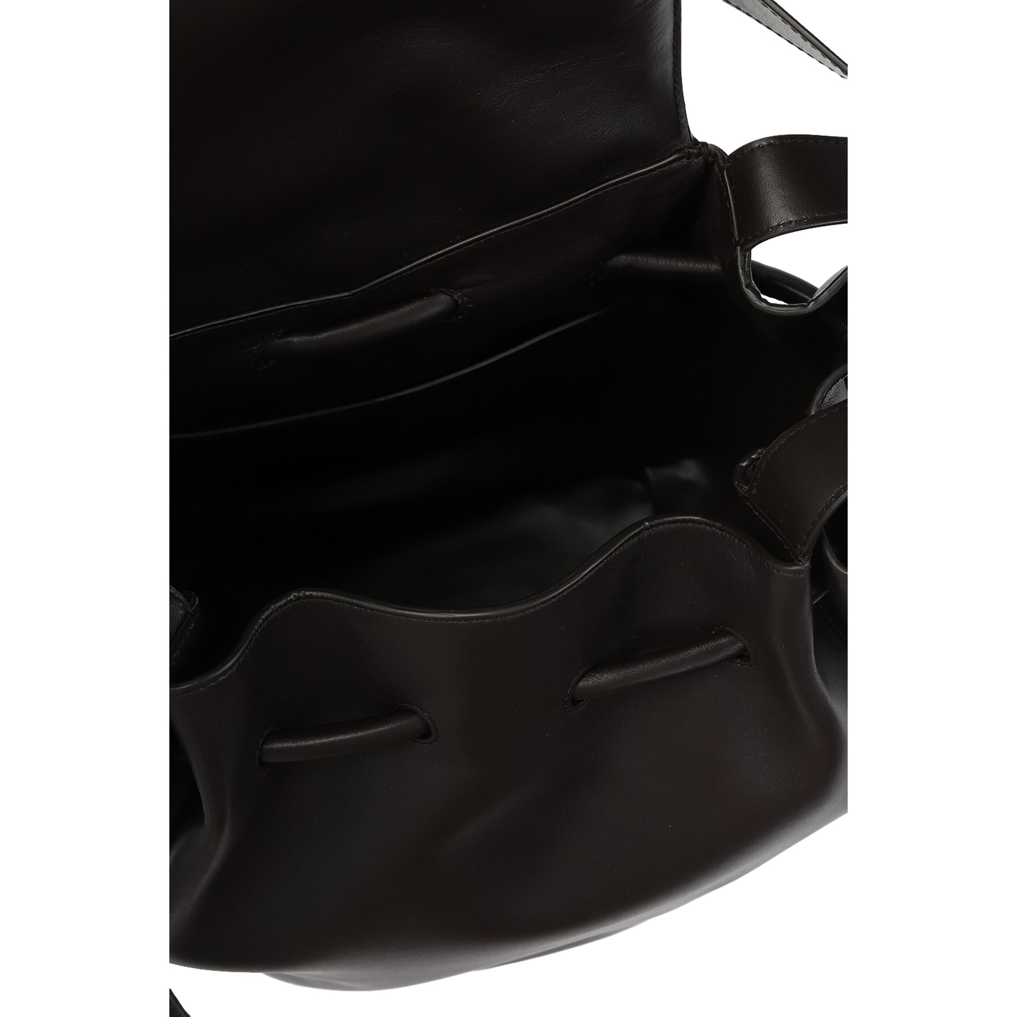Bottega Veneta Beak Large Black Nappa Leather Shoulder Bag