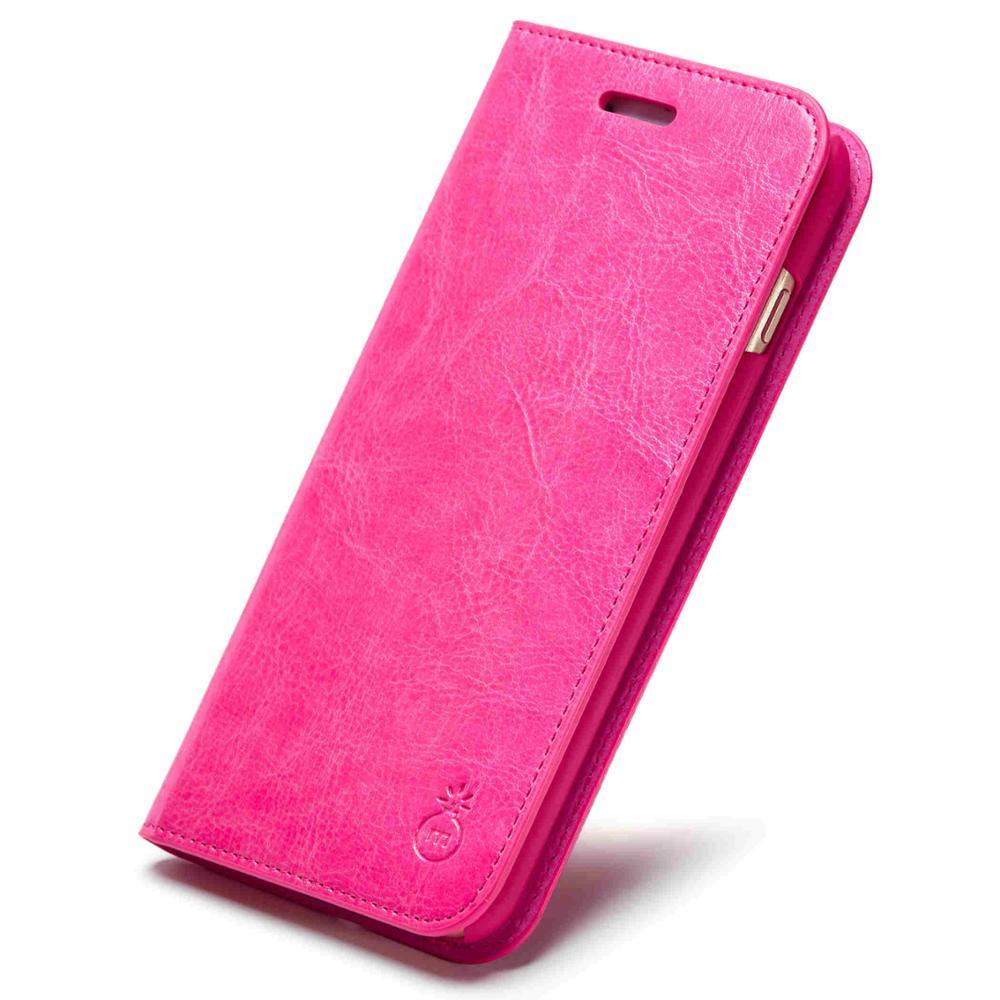 Brown Genuine Leather Flip Case For iPhone Luxury Wallet Card Cover For iPhone 14 13 Leather iPhone Case Kickstand Card Holder Flip Leather Wallet Phone Case - Overture Gifts