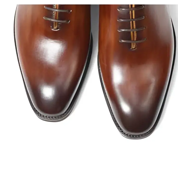 Brown Leather Oxford Shoes for Men