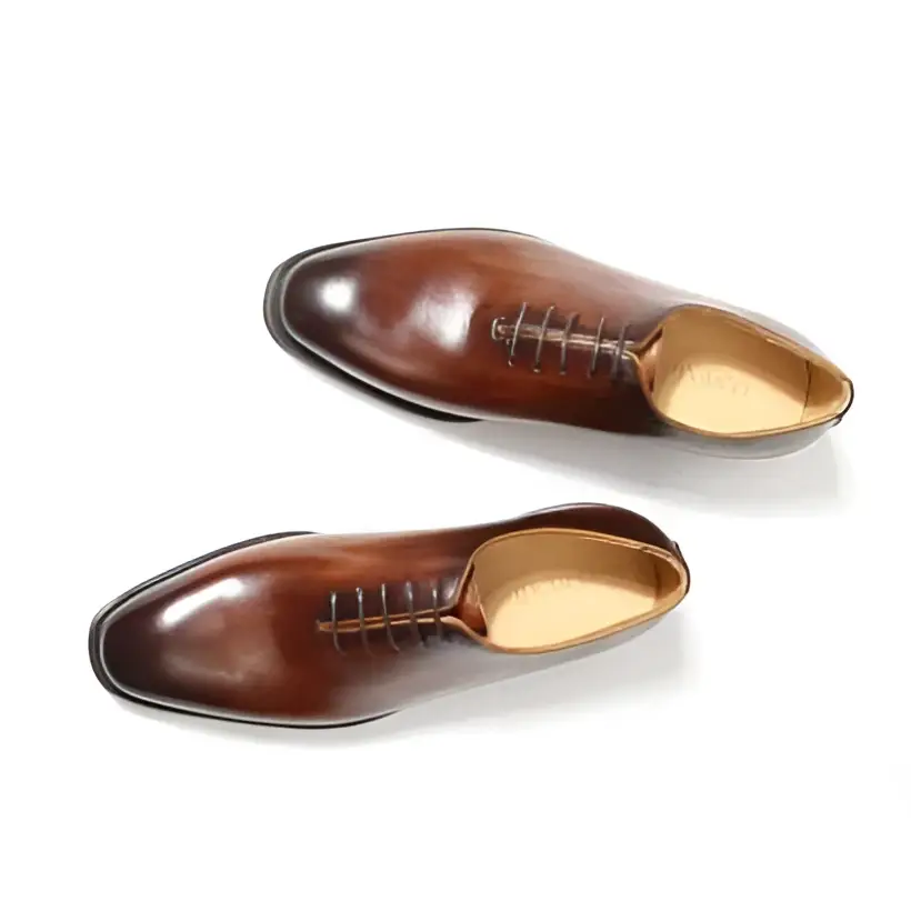 Brown Leather Oxford Shoes for Men