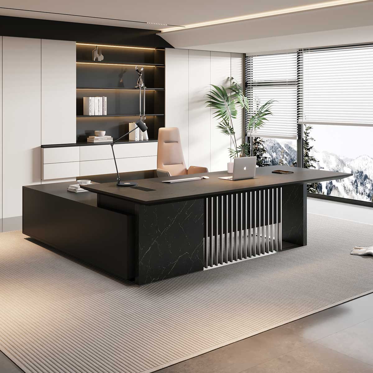 Buckler · Modern L-Shaped Desk - Overture Gifts