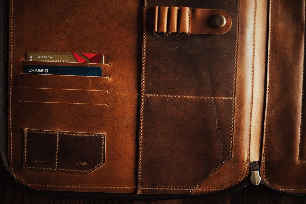 Buffalo Leather MacBook Portfolio - Overture Gifts