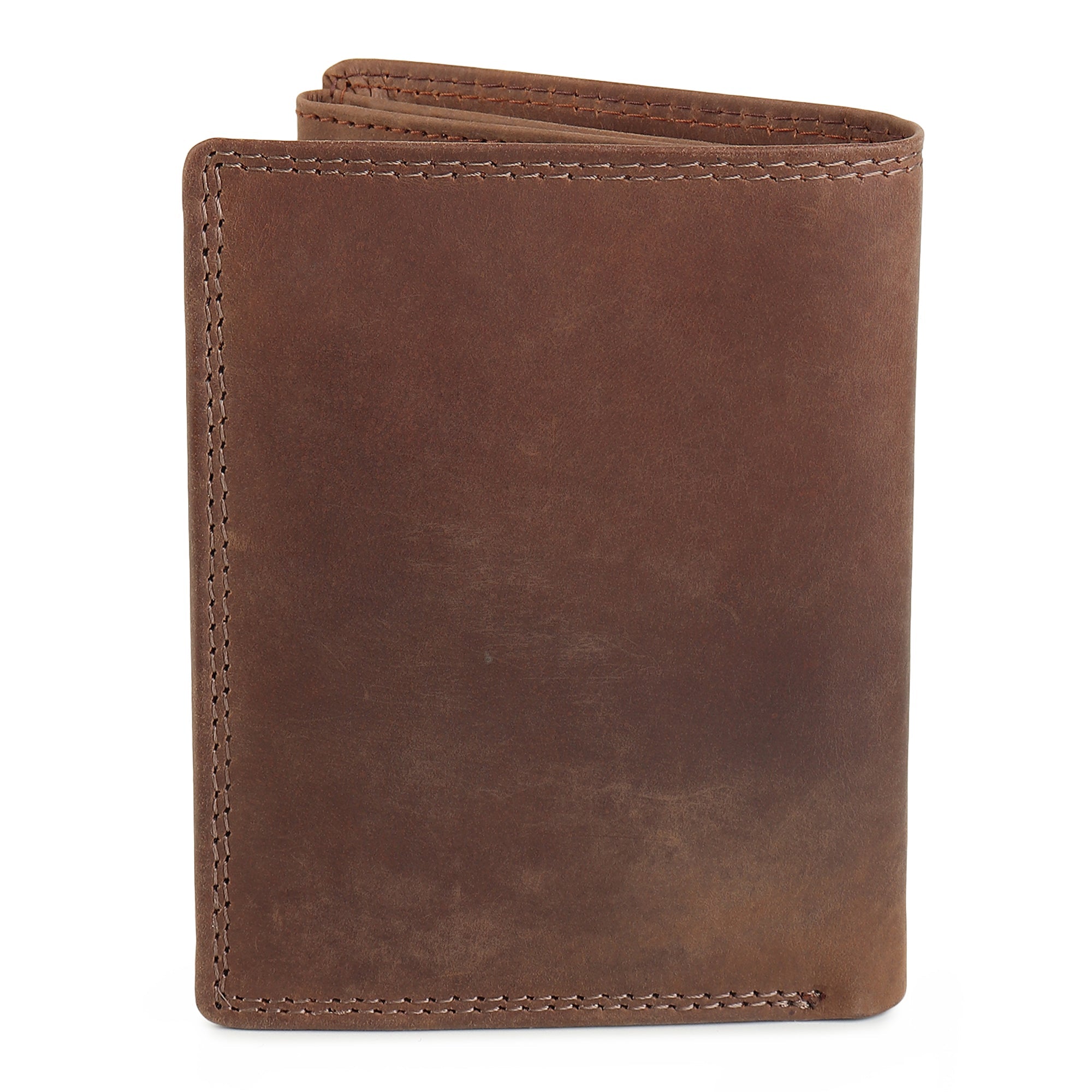 Buffalo Leather Men's Wallet - Vertical - Overture Gifts