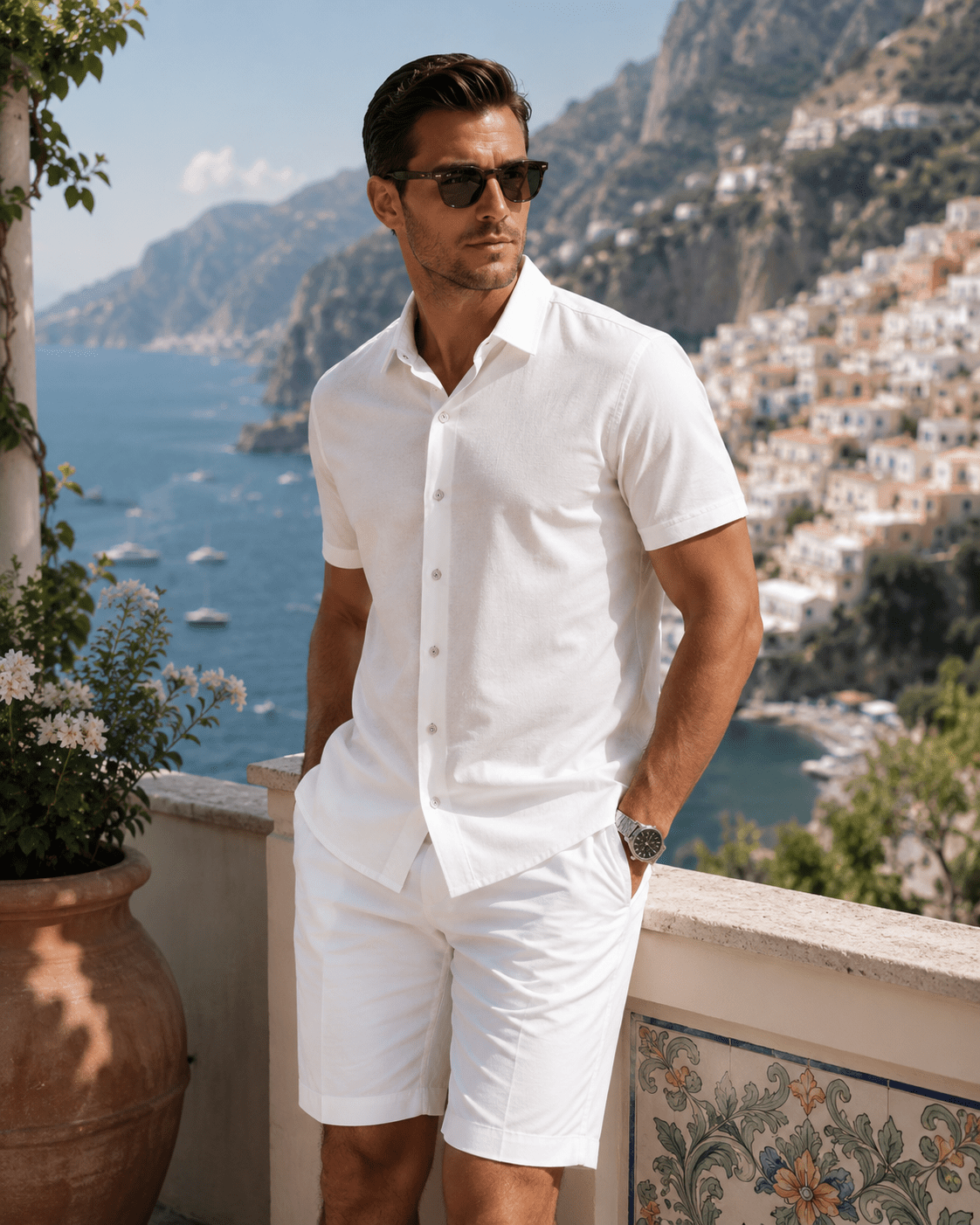Buki Cinqo 'Single Shot' Short Sleeve Tech Shirt — White - Overture Gifts