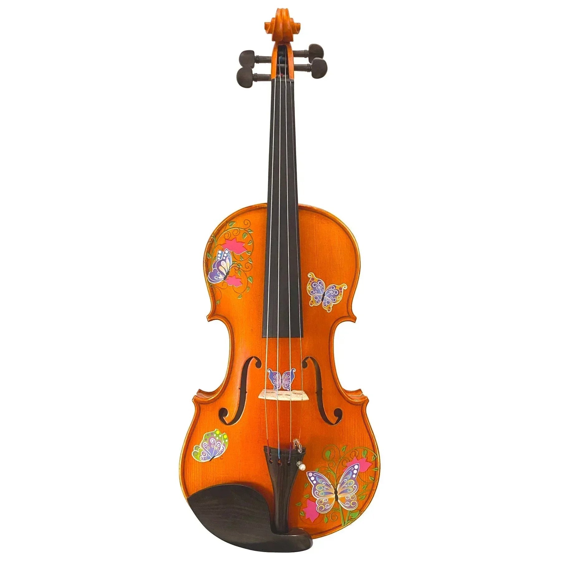 Butterfly Dream II Violin | Ornate Greco Sides & Brazilwood Bow