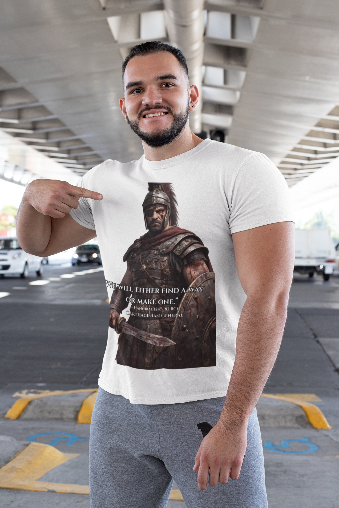 We will either find a way or make one. - Under ArmourⓇ athletic t-shirt
