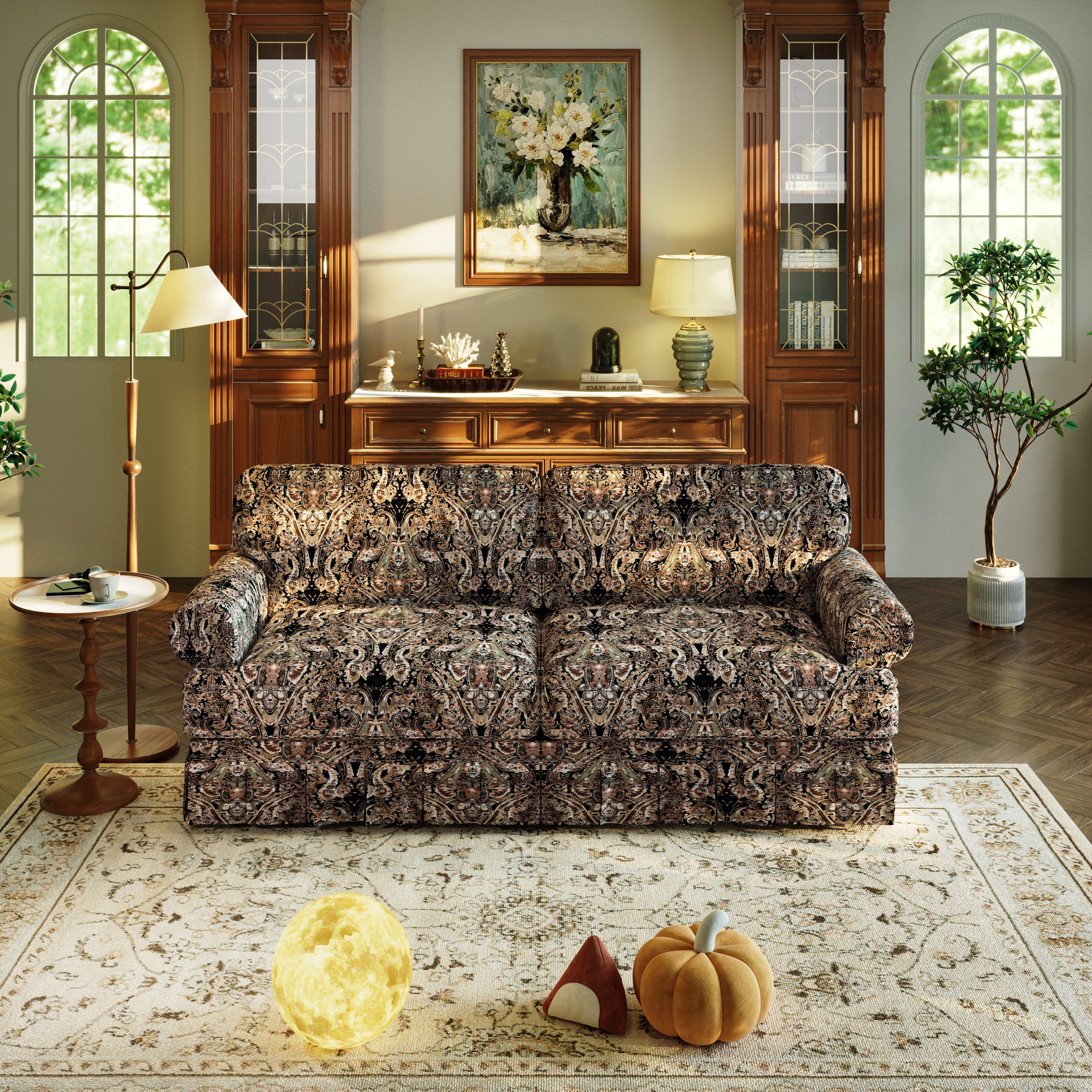 74" Luxurious 3-Seater Cloud Couch