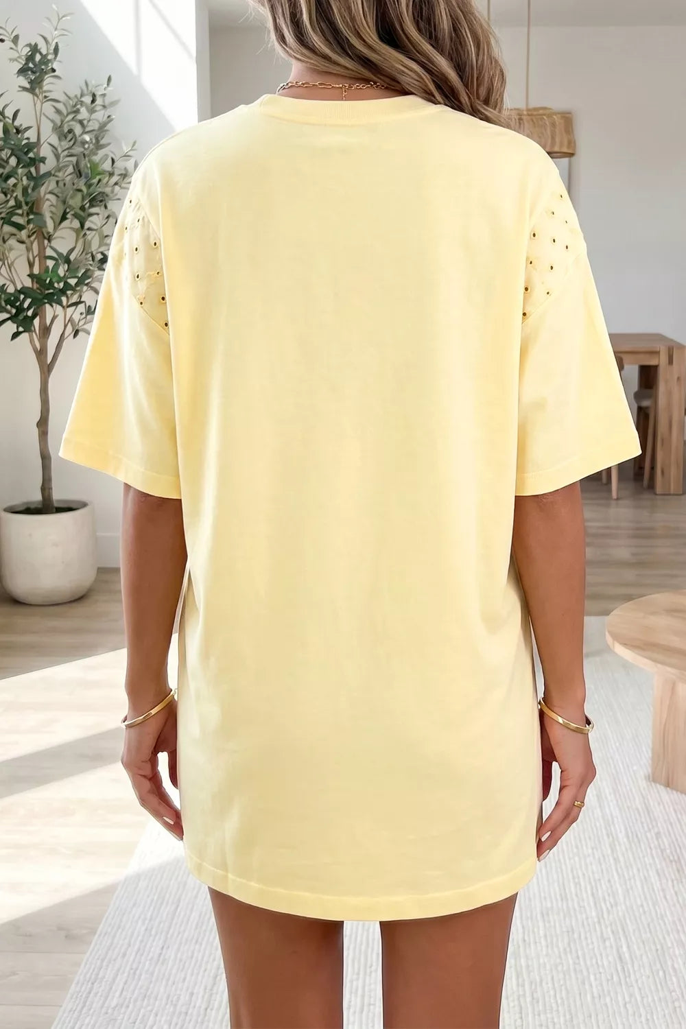 Round Neck Half Sleeve T-Shirt Dress