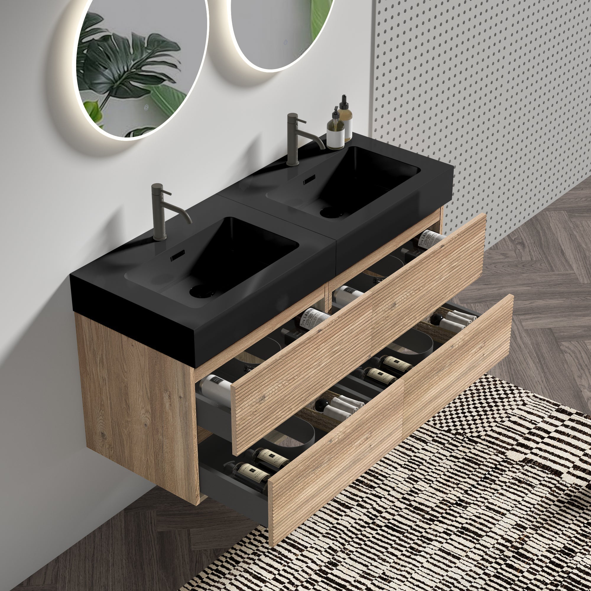Grace 48" (24inch*2) Rough Bathroom Vanity